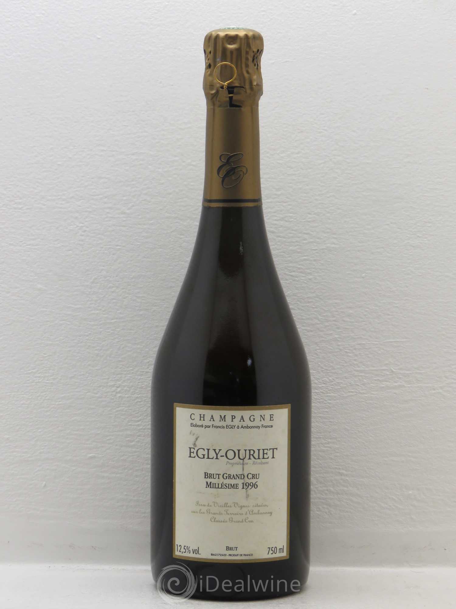 Grand Cru Brut Egly-Ouriet 1996 - Lot de 1 bouteille - 0