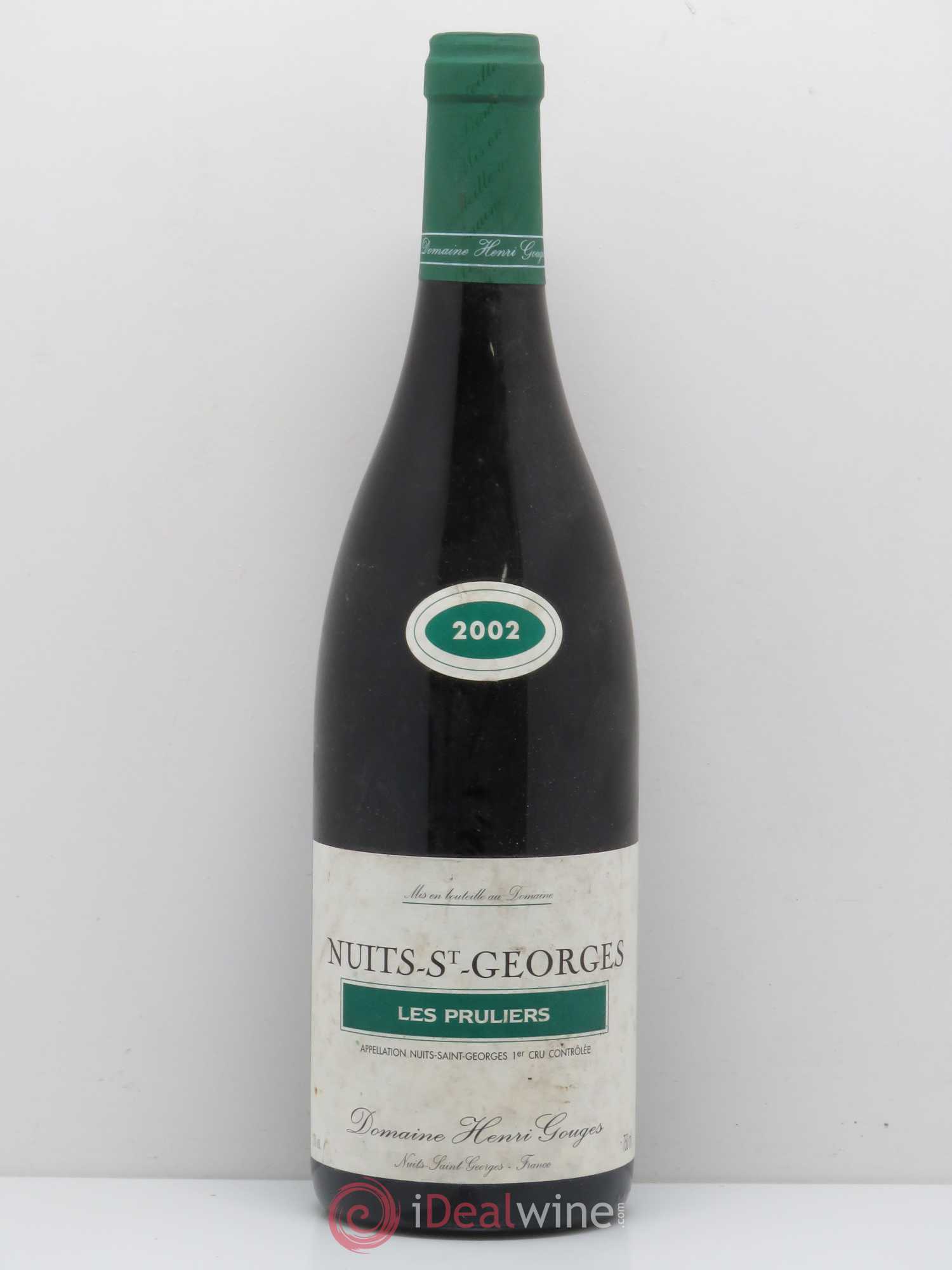 Nuits-Saint-Georges 1er Cru Les Pruliers Henri Gouges 2002 - Lot de 1 bouteille - 0