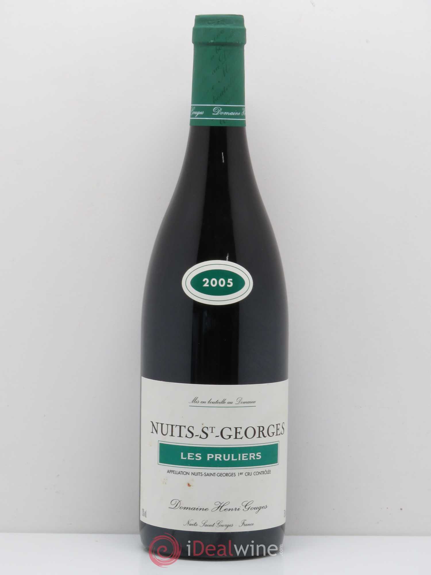 Nuits-Saint-Georges 1er Cru Les Pruliers Henri Gouges 2005 - Lot de 1 bouteille - 0