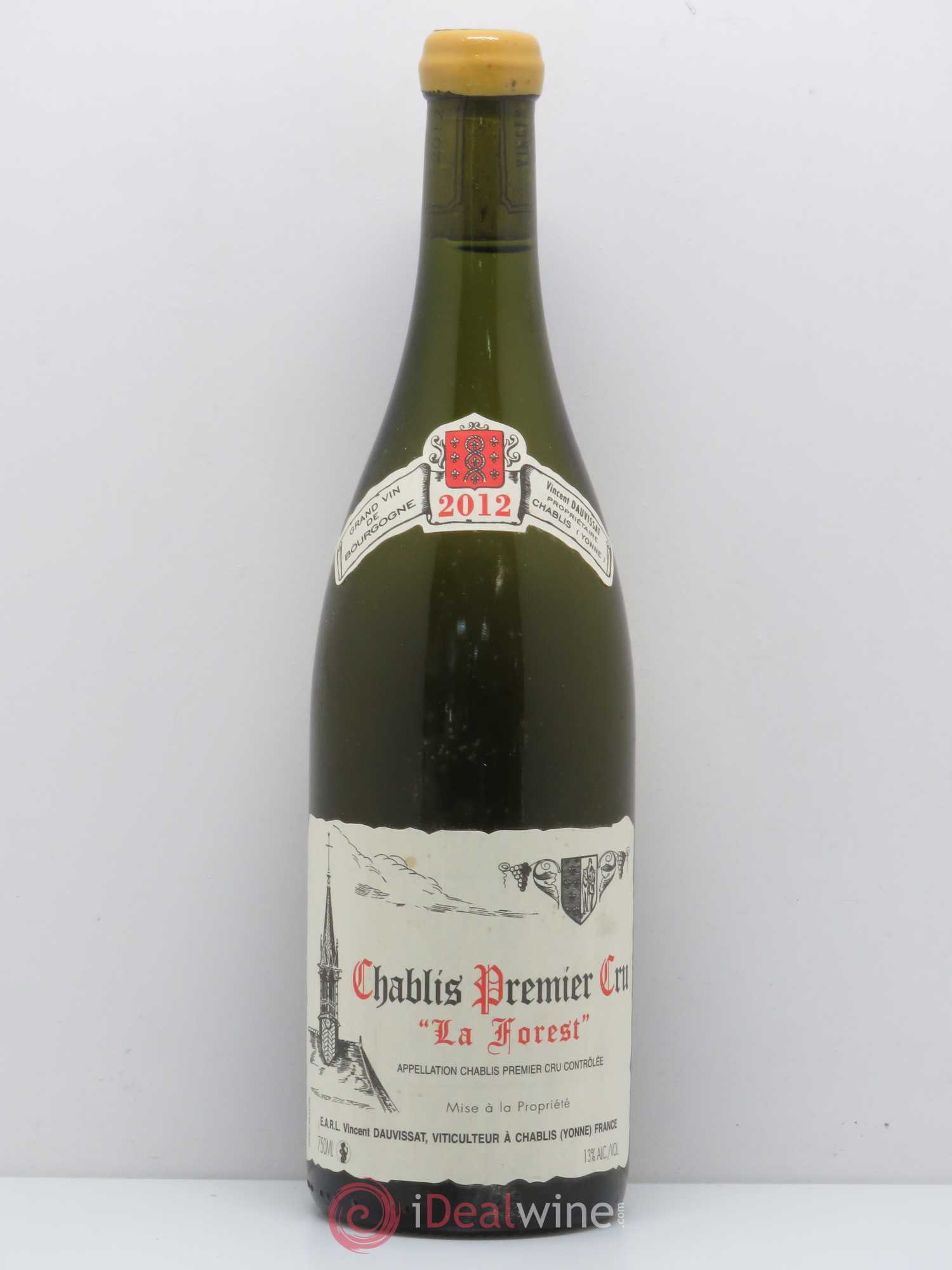 Chablis 1er Cru La Forest Vincent Dauvissat (Domaine) 2012 - Lot de 1 bouteille - 0