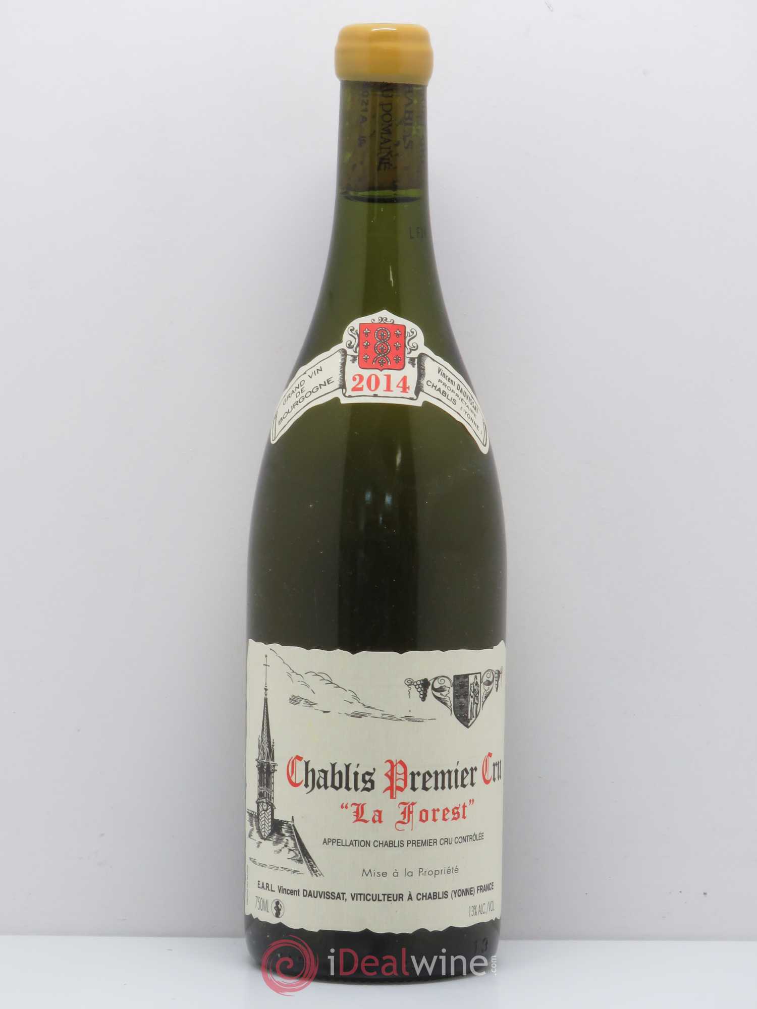 Chablis 1er Cru La Forest Vincent Dauvissat (Domaine) 2014 - Lot de 1 bouteille - 0