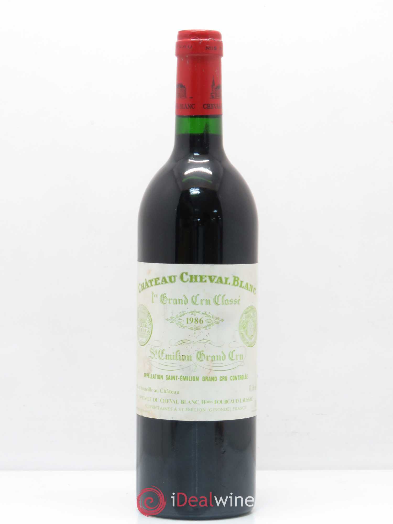 Château Cheval Blanc 1er Grand Cru Classé A 1986 - Lot de 1 bouteille - 0