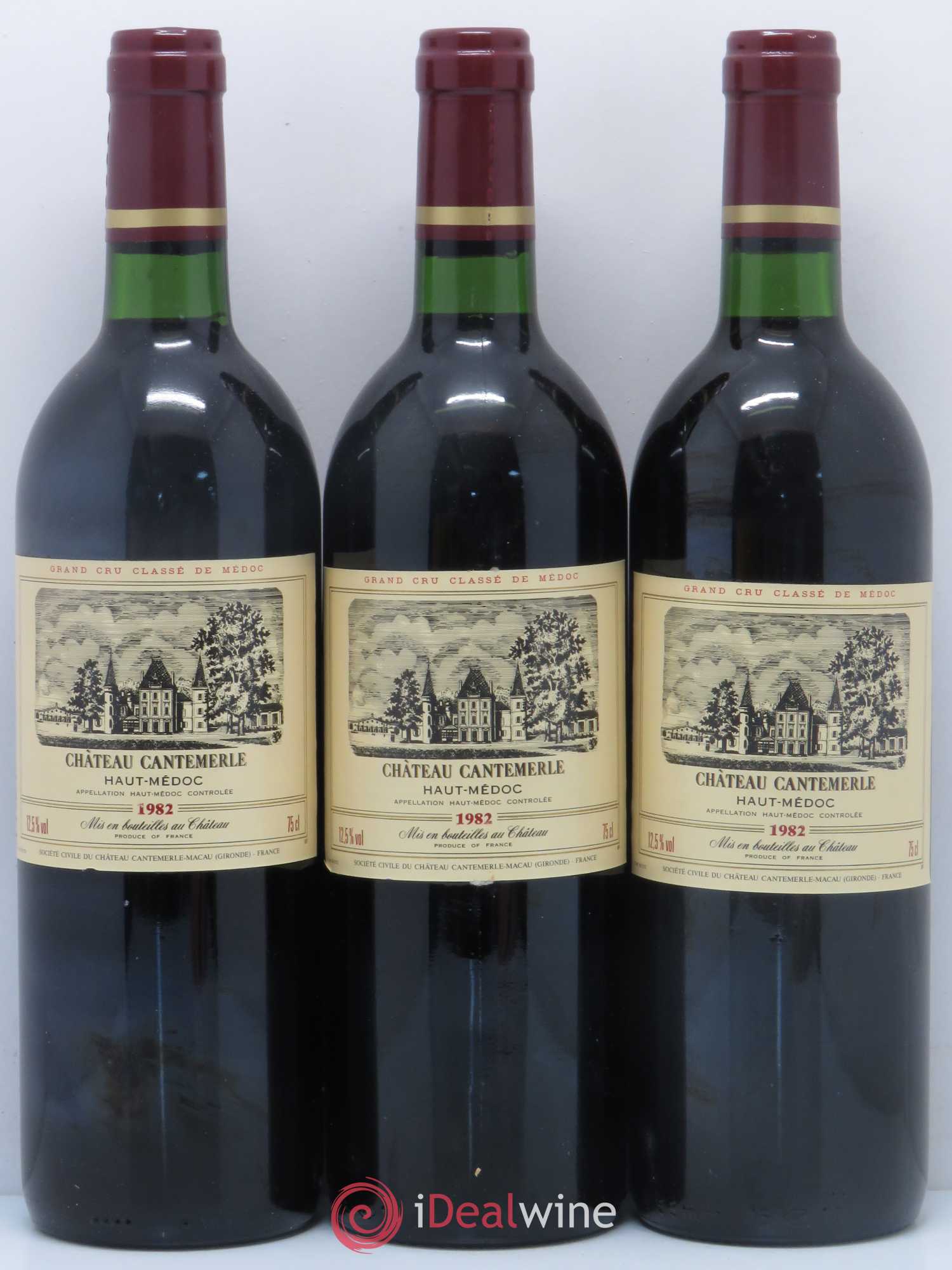 Château Cantemerle 5ème Grand Cru Classé 1982 - Lot de 6 bouteilles - 2