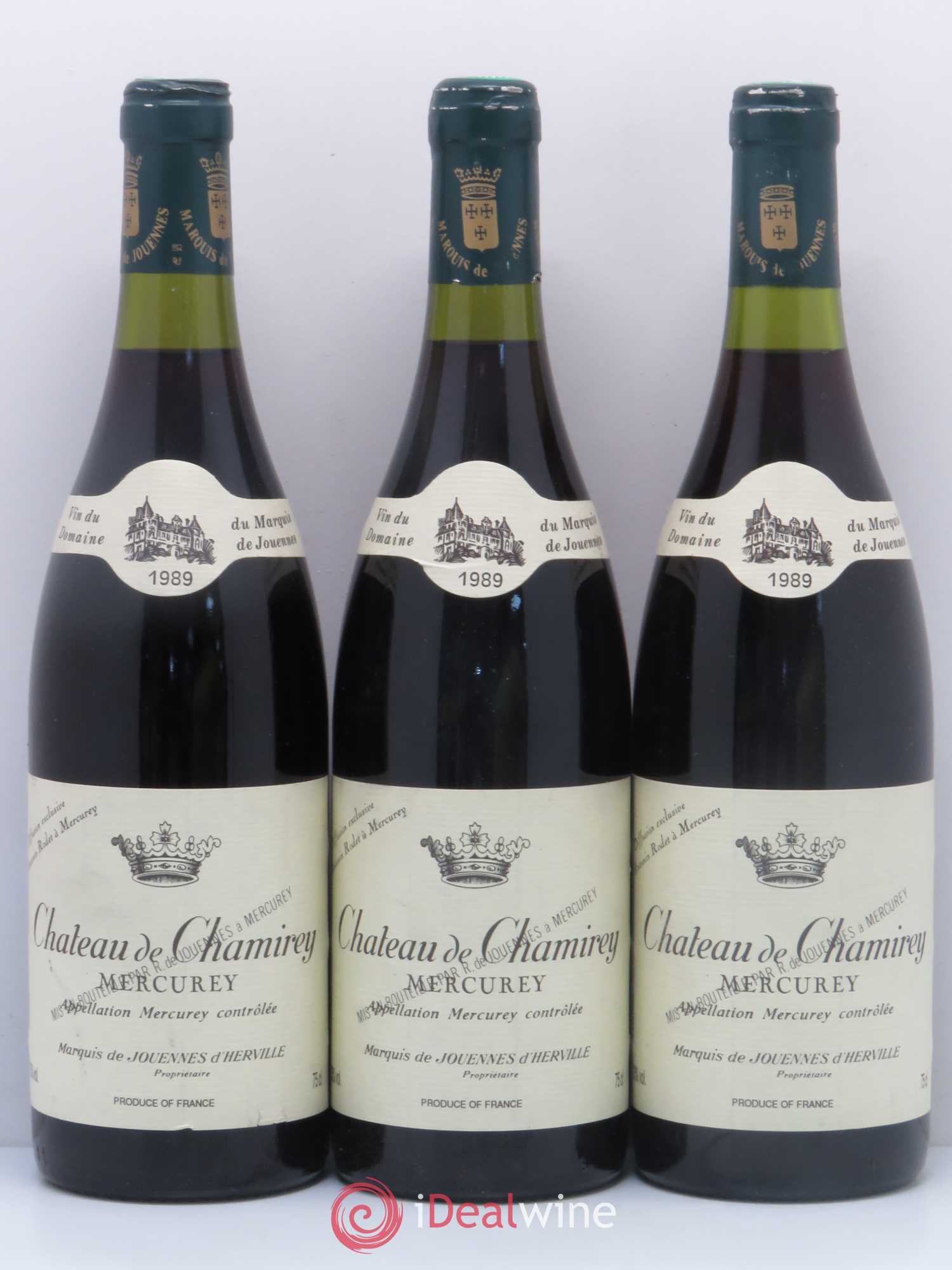 Mercurey Château de Chamirey 1989 - Lot de 6 bouteilles - 2