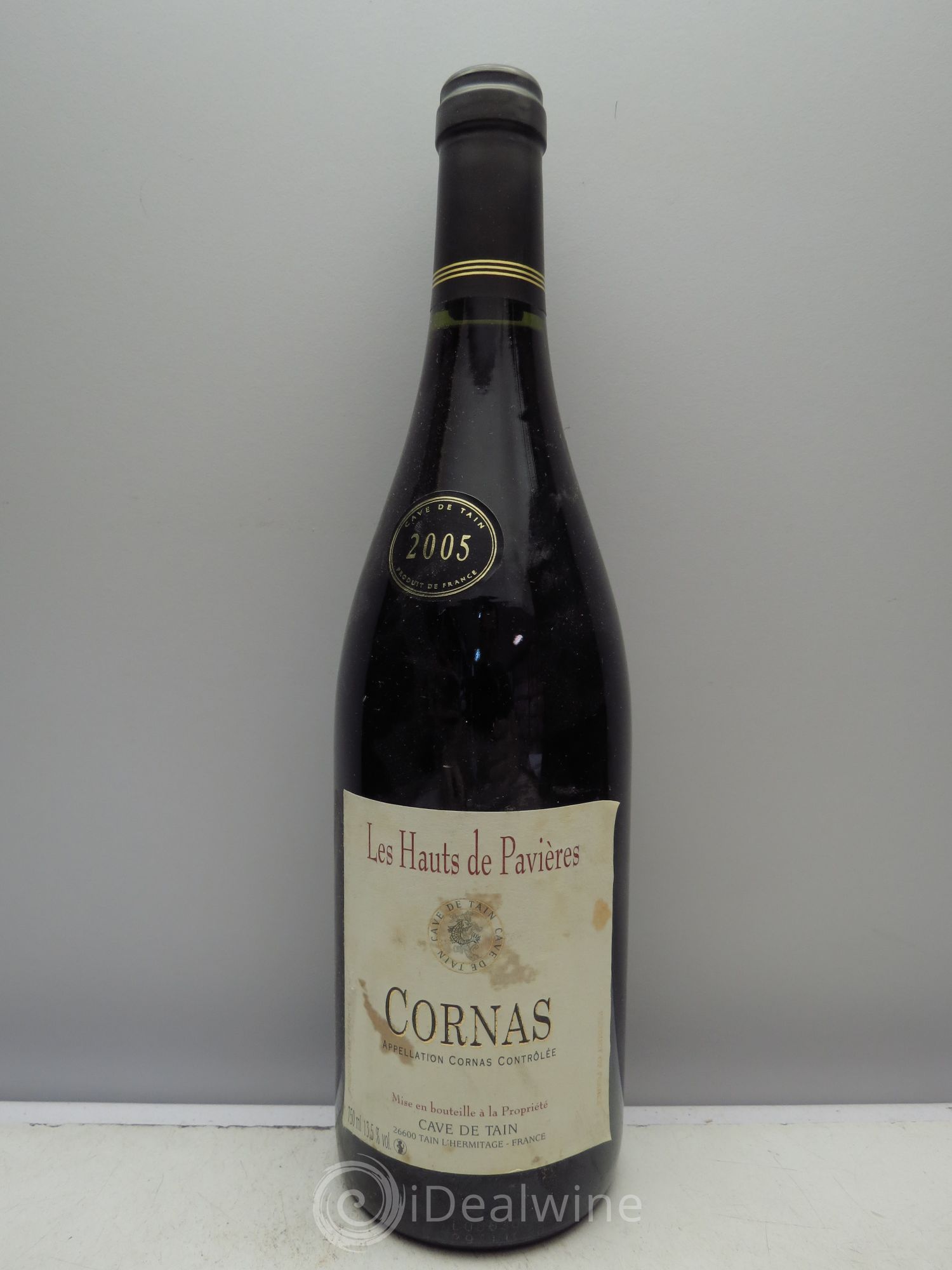 Cornas Les Hauts de Pavières Cave de Tain l'Hermitage 2005 - Posten von 6 Flaschen - 0