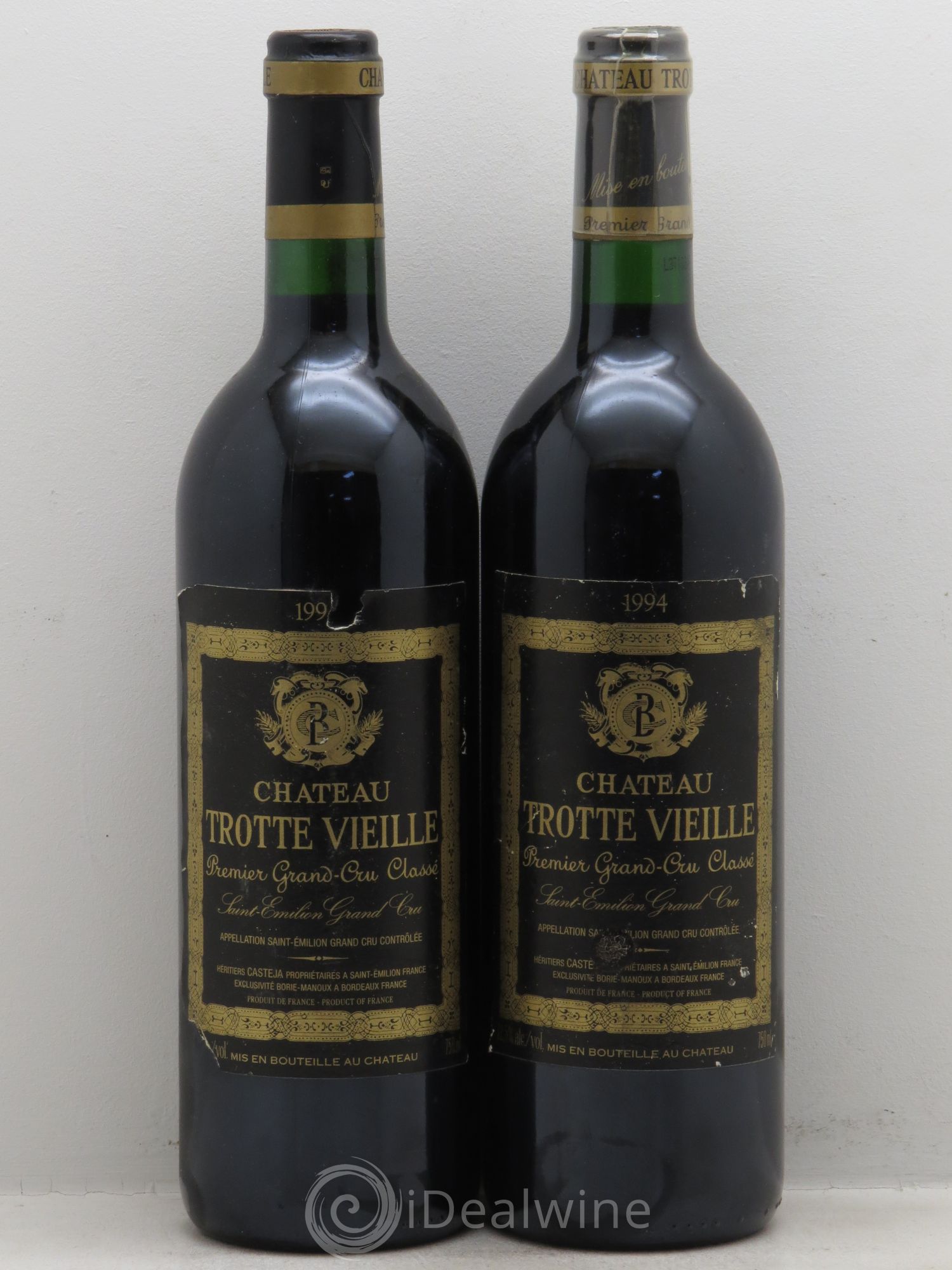 Château Trotte Vieille 1er Grand Cru Classé B 1994 - Lot de 2 bouteilles - 0