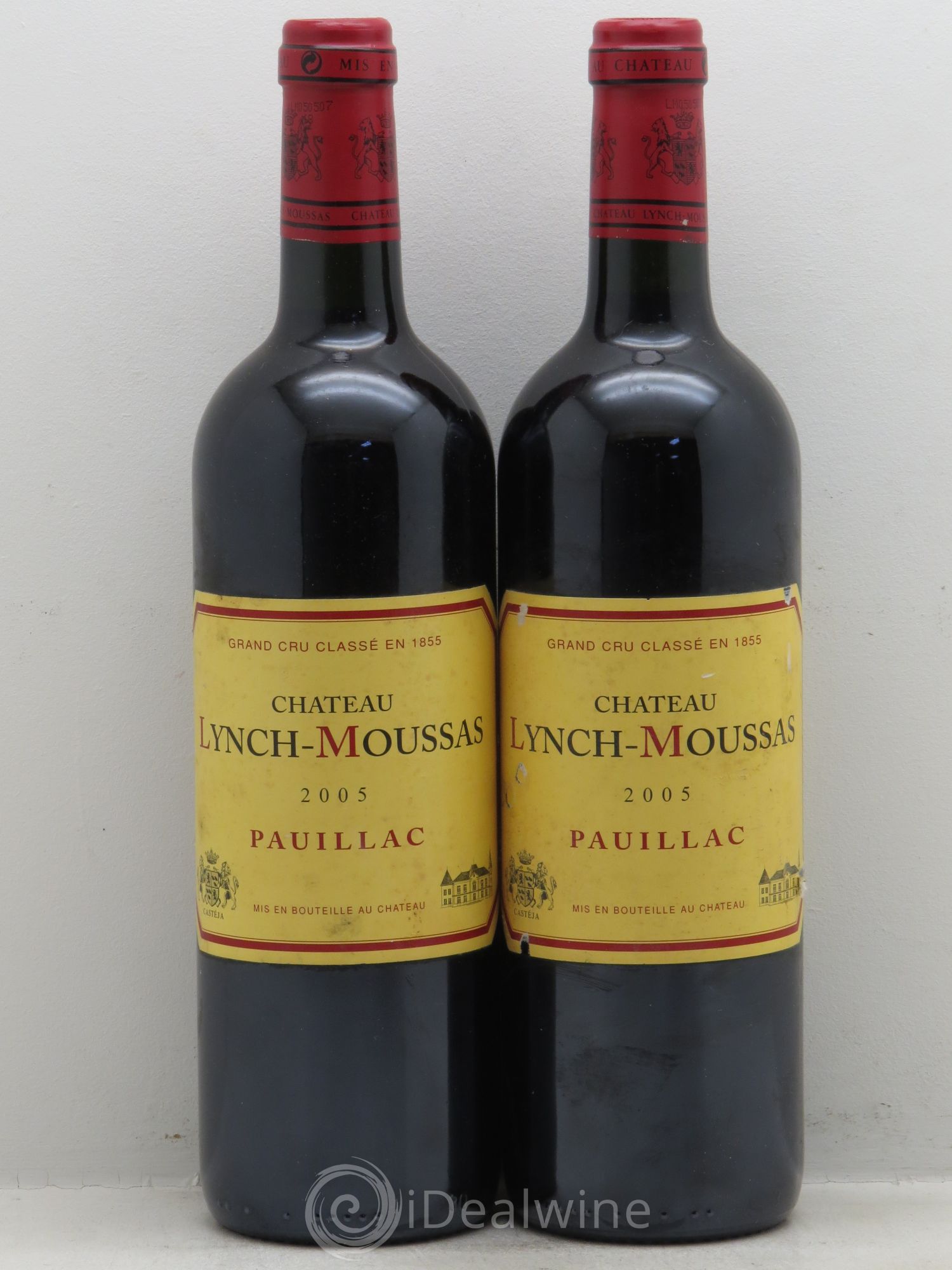 Château Lynch Moussas 5ème Grand Cru Classé 2005 - Lot de 2 bouteilles - 0