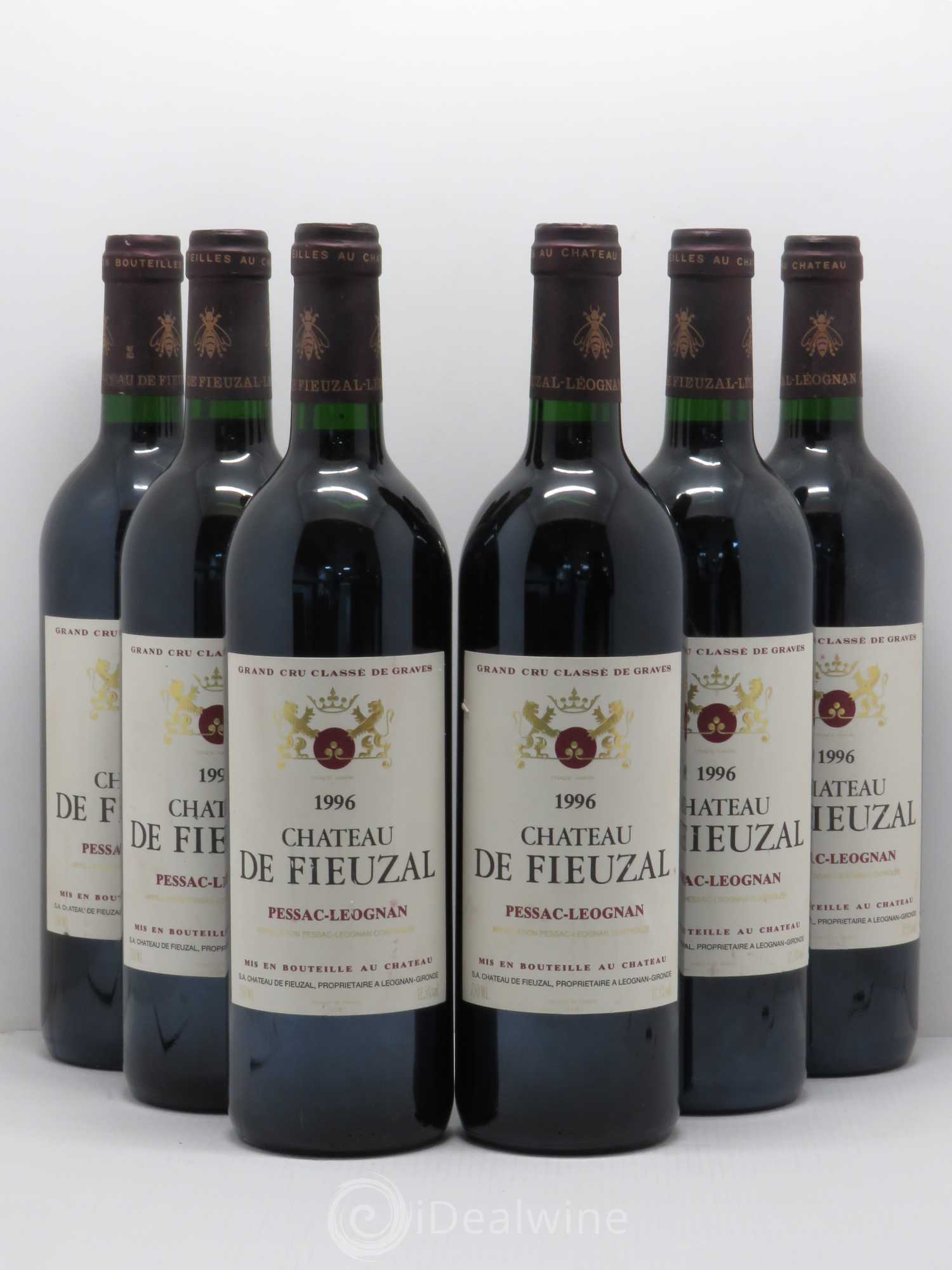 Château de Fieuzal Cru Classé de Graves 1996 - Lot de 6 bouteilles - 0