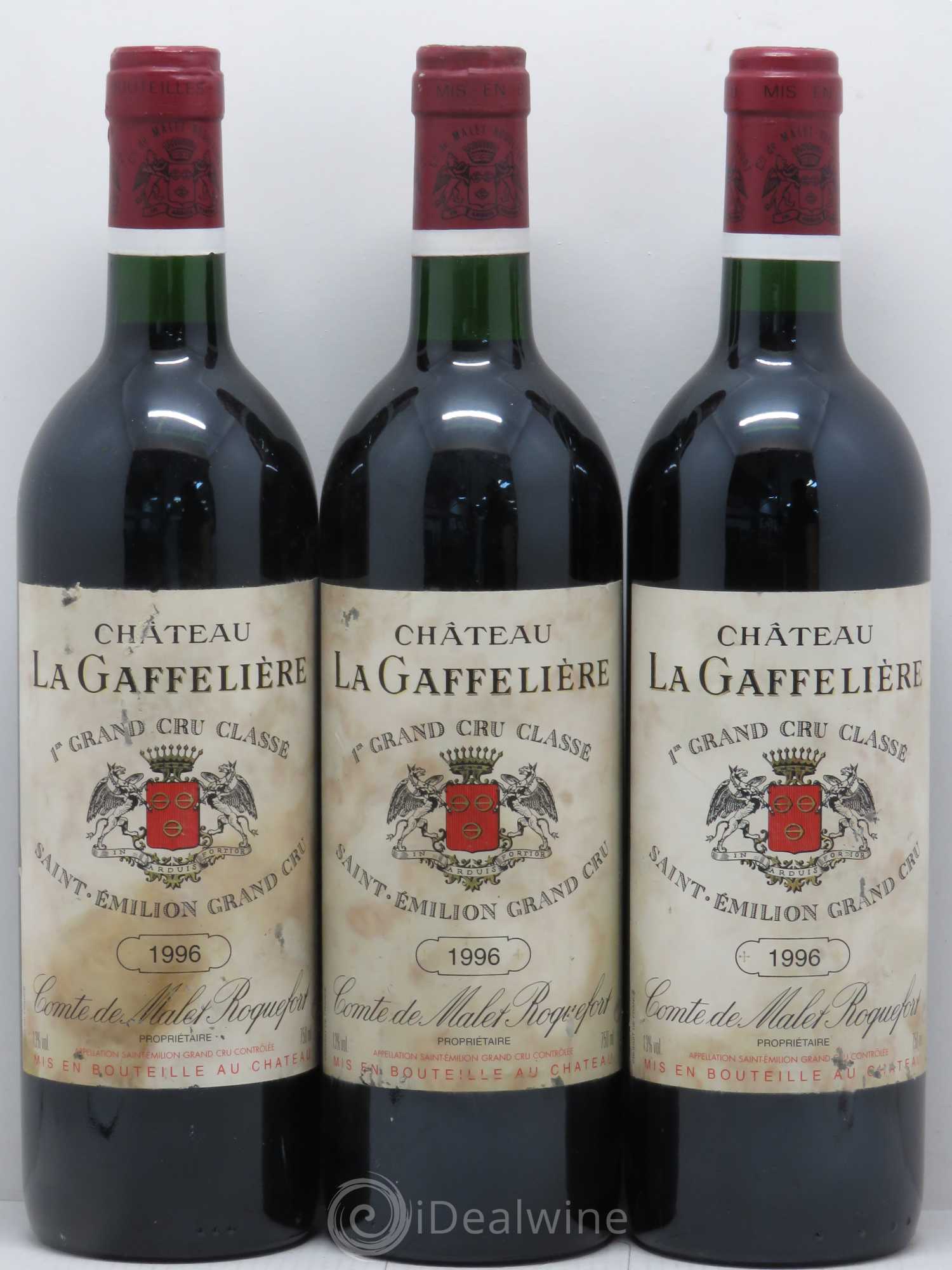 Château la Gaffelière 1er Grand Cru Classé B 1996 - Lot de 6 bouteilles - 1