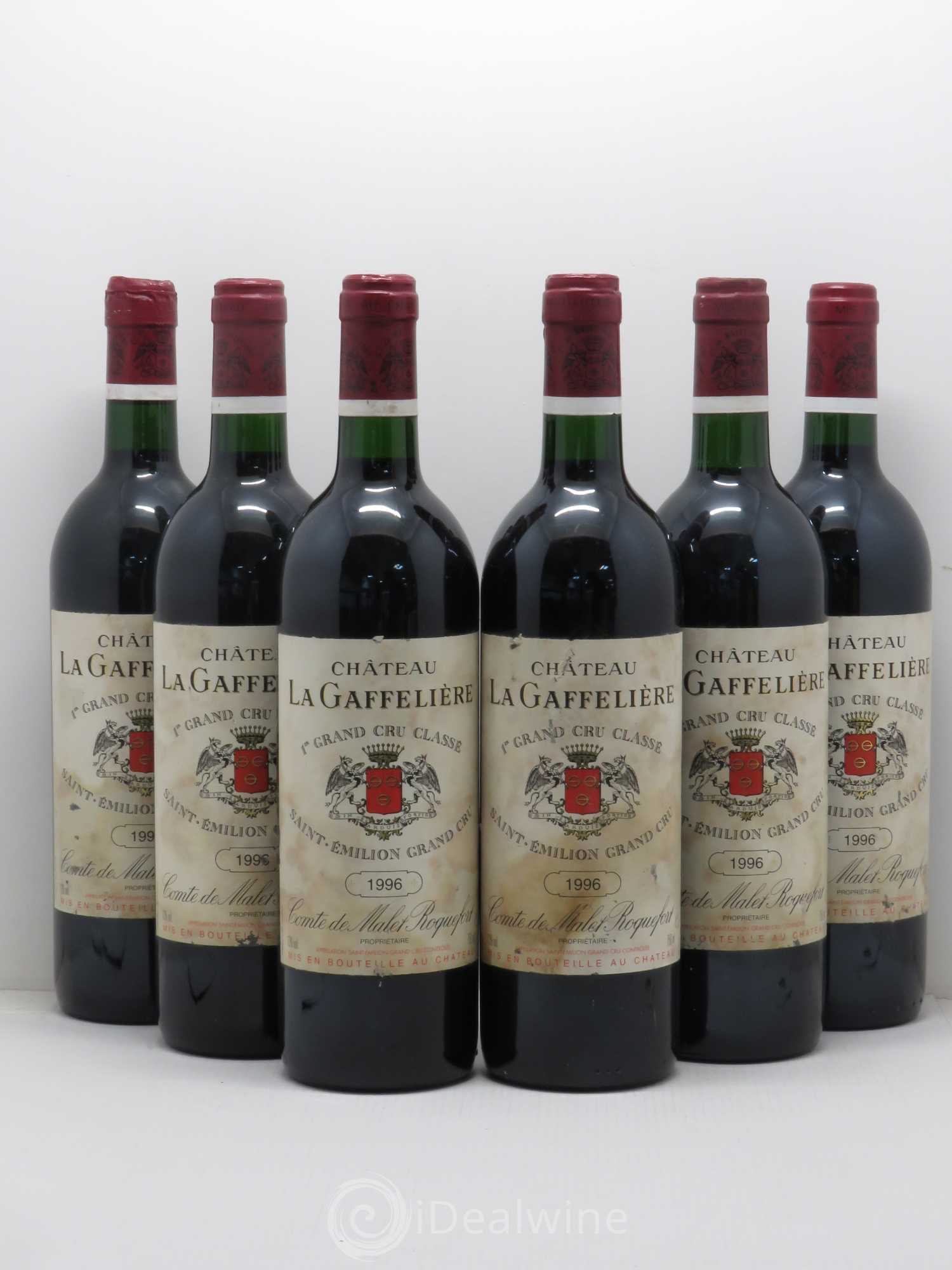 Château la Gaffelière 1er Grand Cru Classé B 1996 - Lot de 6 bouteilles - 0