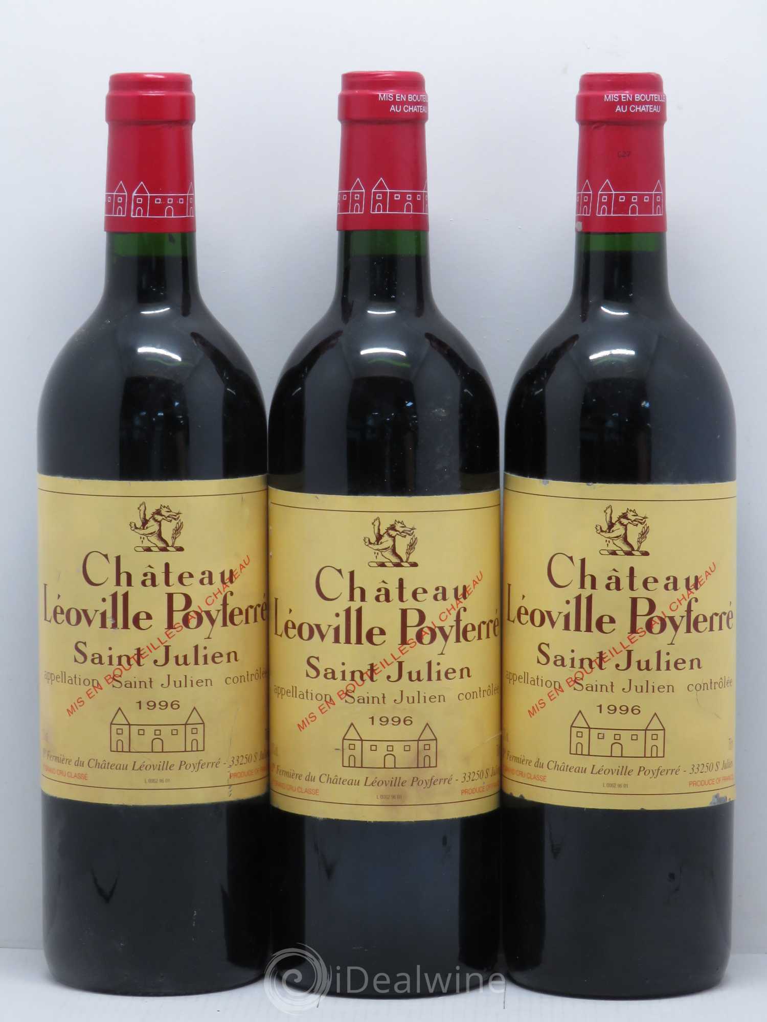 Château Léoville Poyferré 2ème Grand Cru Classé 1996 - Lotto di 6 bottiglie - 2