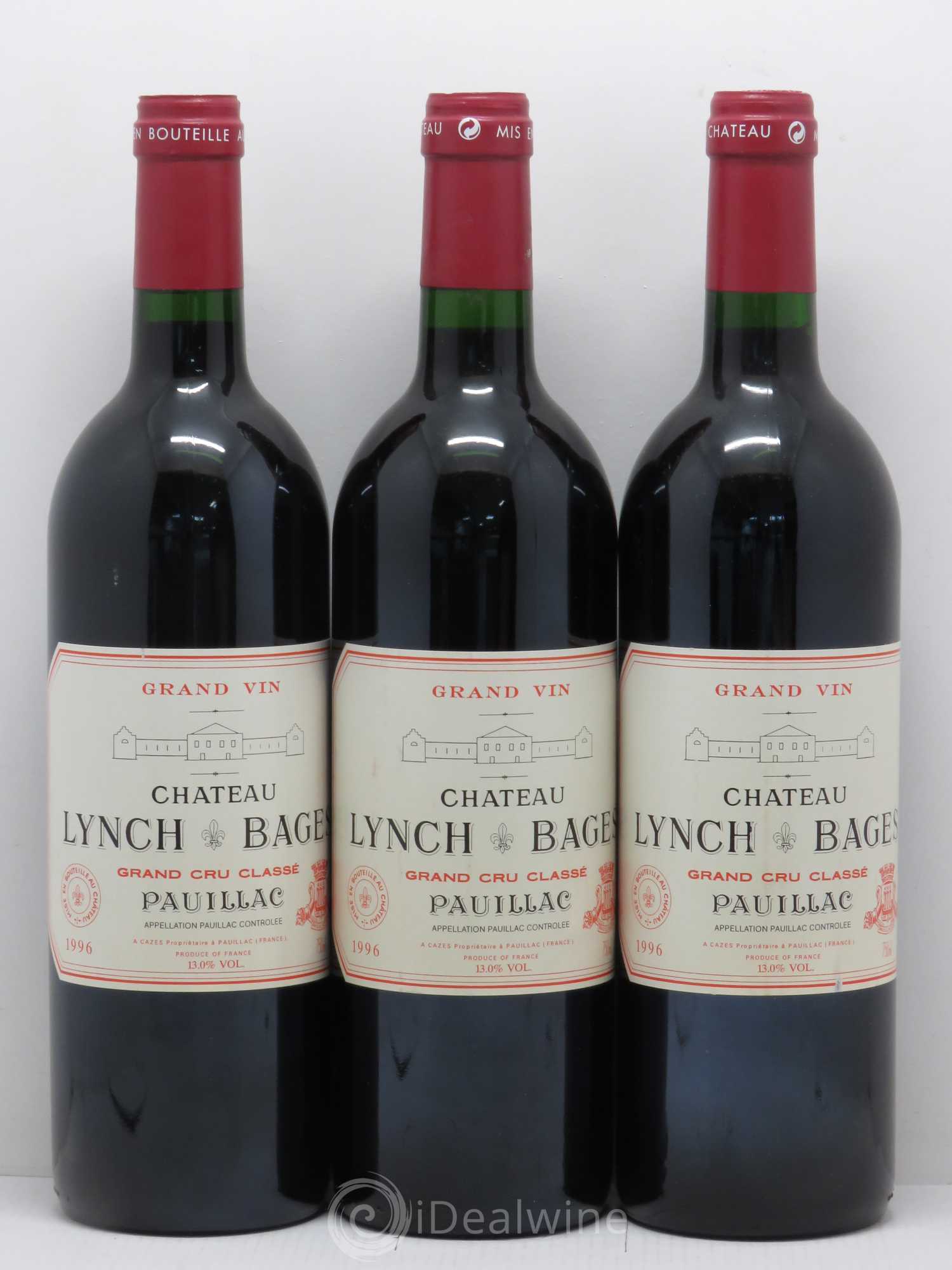 Château Lynch Bages 5ème Grand Cru Classé 1996 - Lot de 6 bouteilles - 2