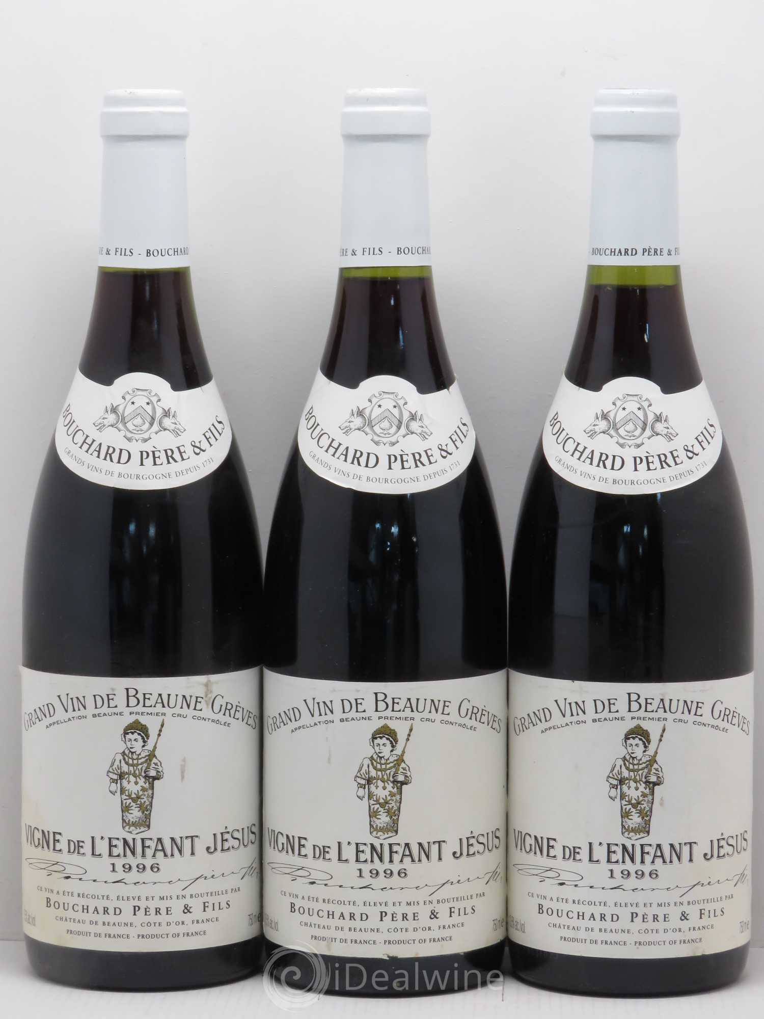 Beaune 1er Cru Grèves - Vigne de l'Enfant Jésus Bouchard Père & Fils 1996 - Lotto di 6 bottiglie - 2