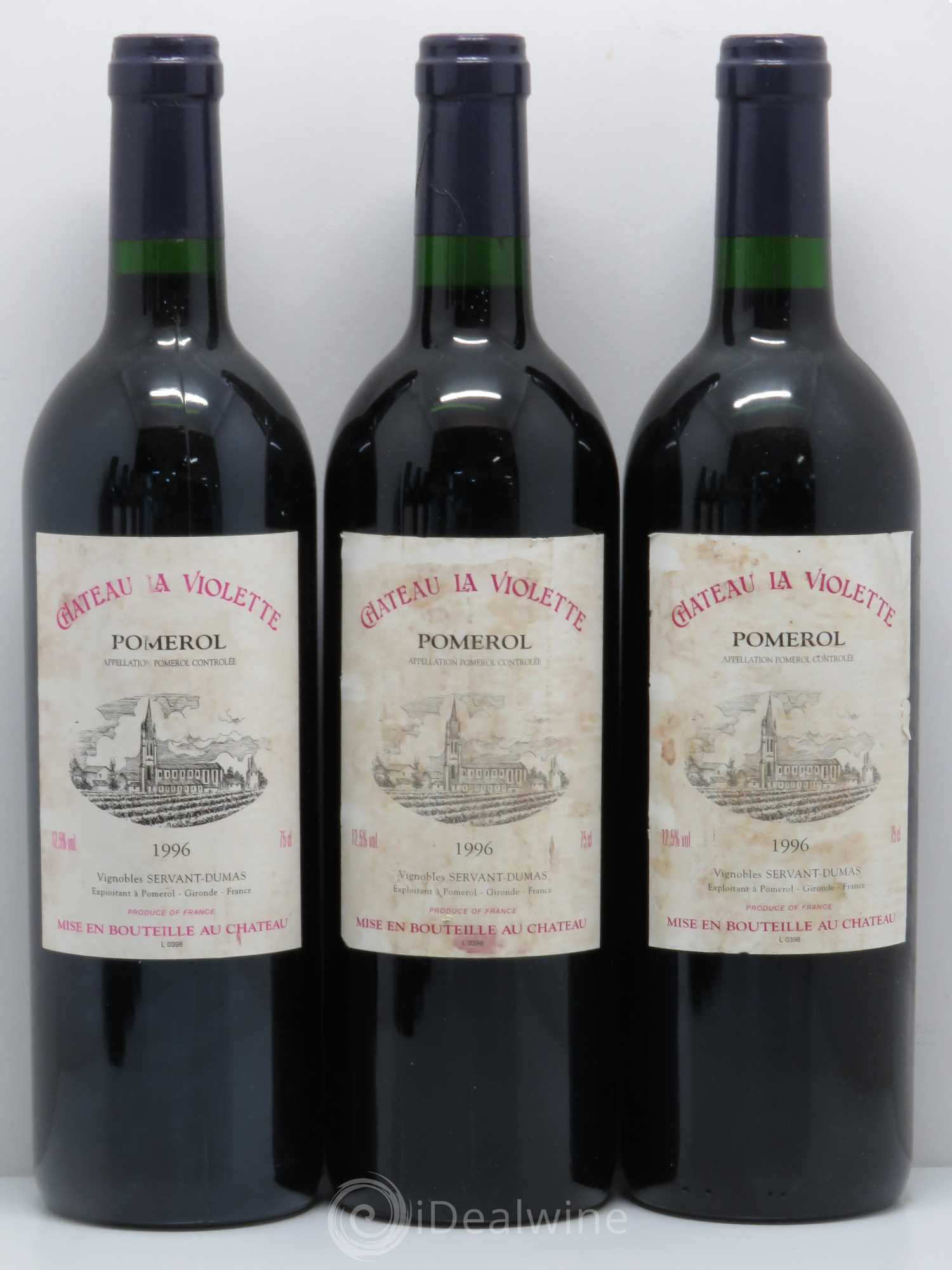 Château la Violette 1996 - Lot de 6 bouteilles - 1