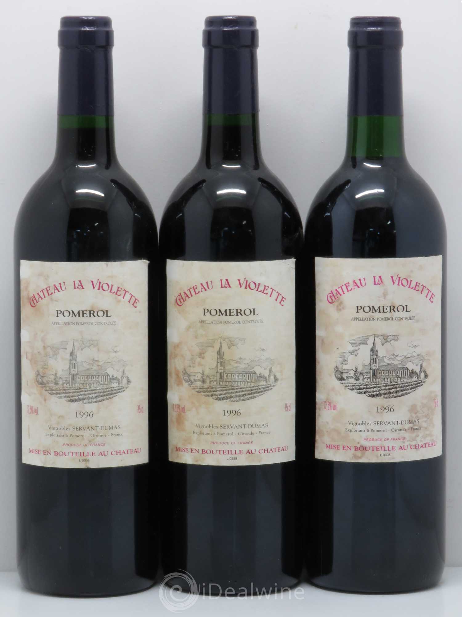 Château la Violette 1996 - Lot de 6 bouteilles - 2