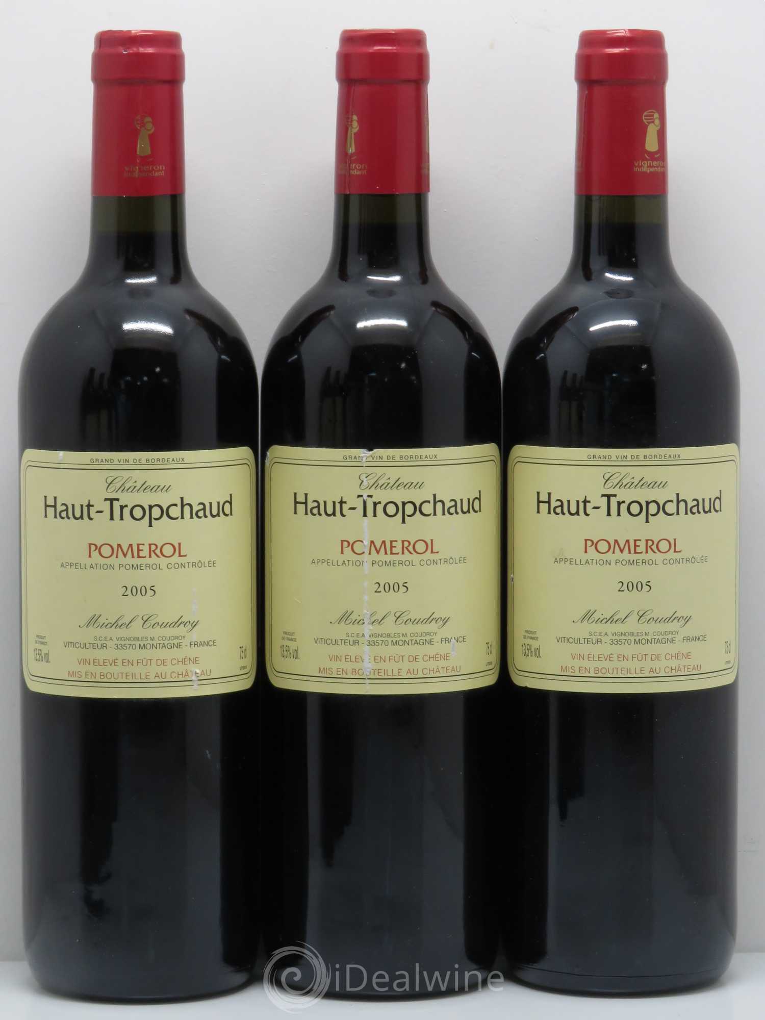 Château Haut Tropchaud 2005 - Lot de 6 bouteilles - 1