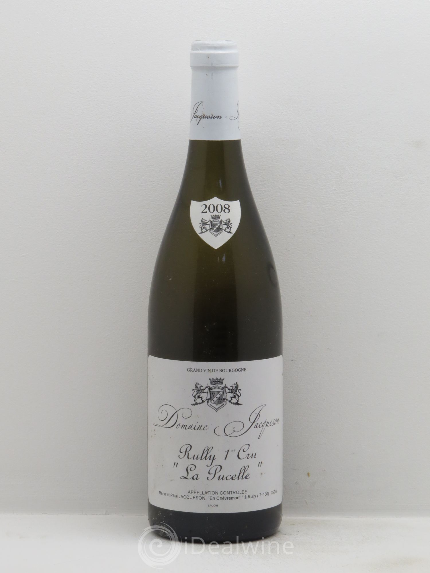 Rully 1er Cru La Pucelle Paul & Marie Jacqueson 2008 - Lot de 1 bouteille - 0