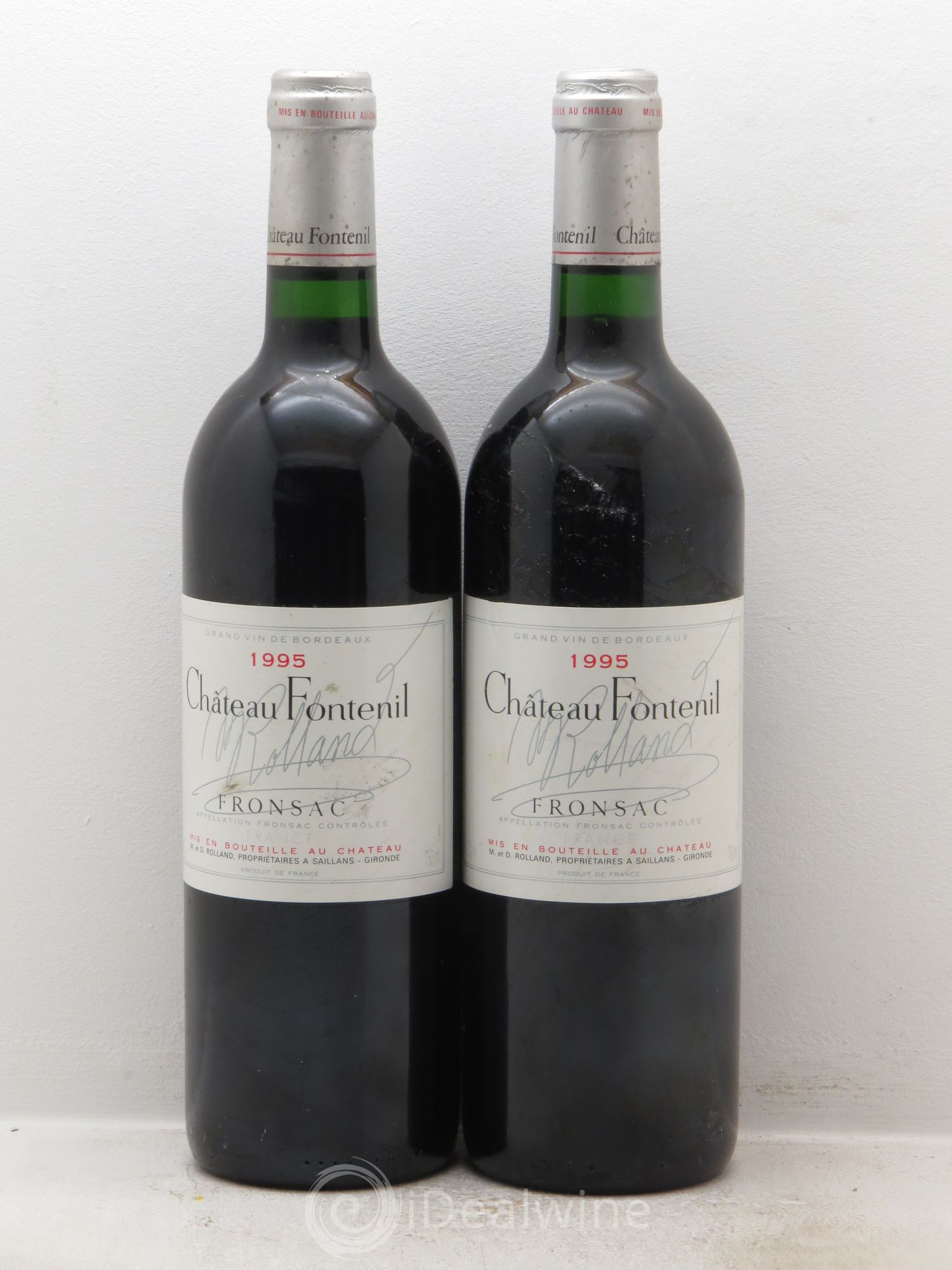 Château Fontenil 1995 - Lot de 2 bouteilles - 0