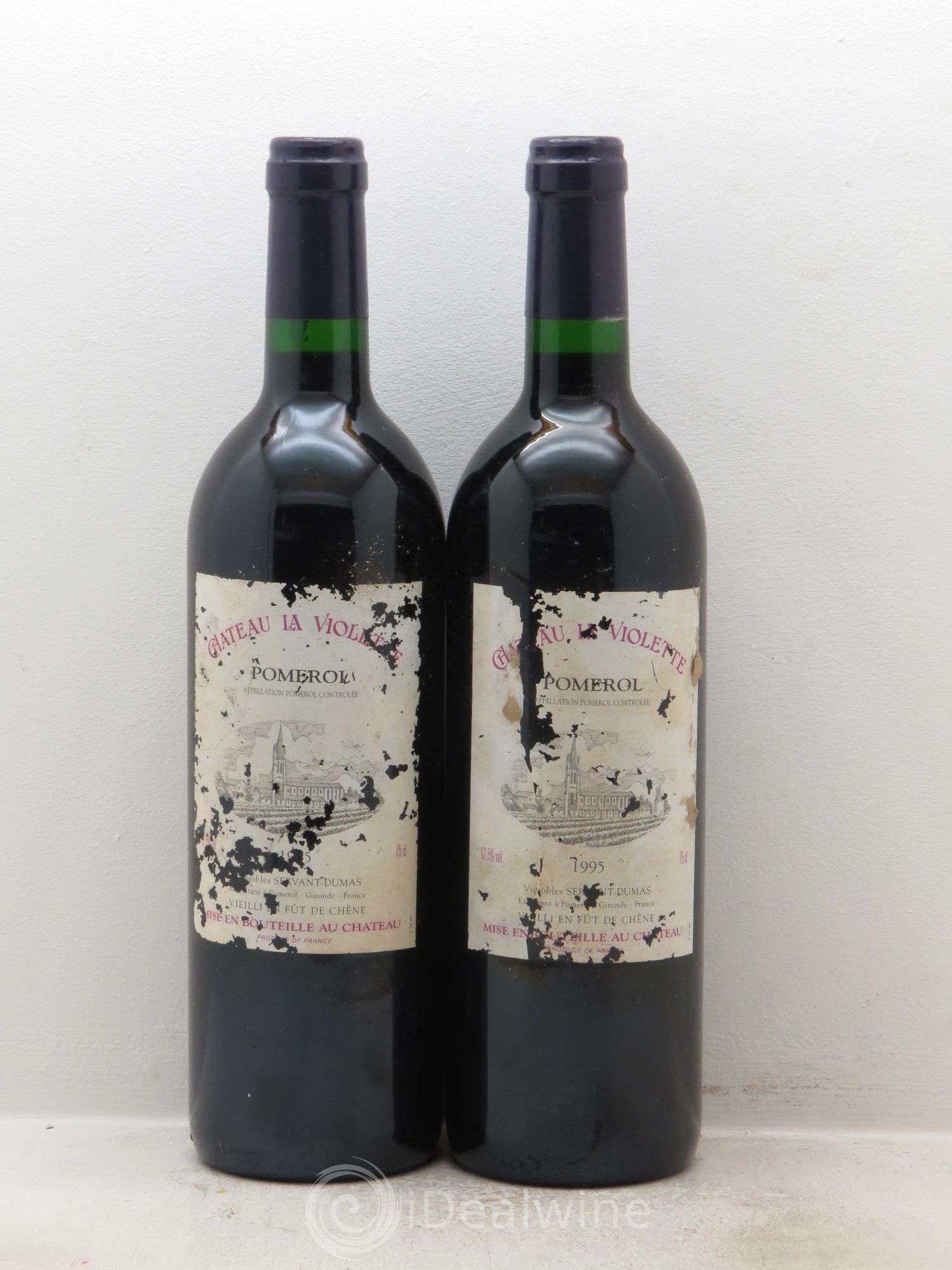 Château la Violette 1995 - Lot de 2 bouteilles - 0