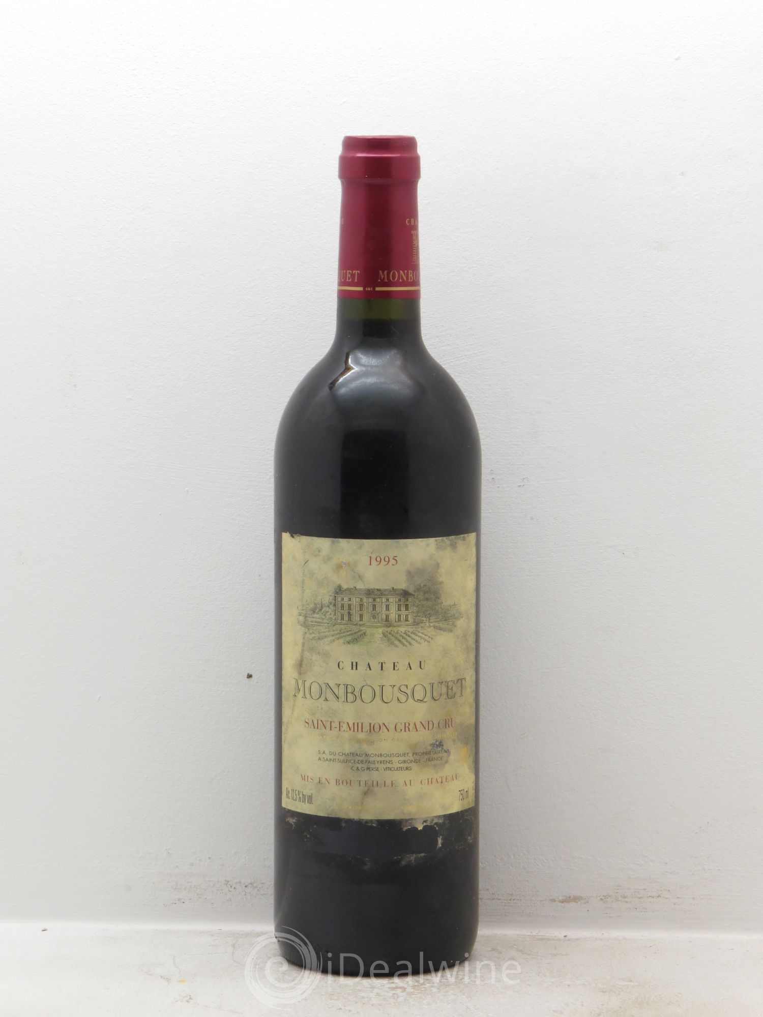 Château Monbousquet Grand Cru Classé 1995 - Lot de 1 bouteille - 0