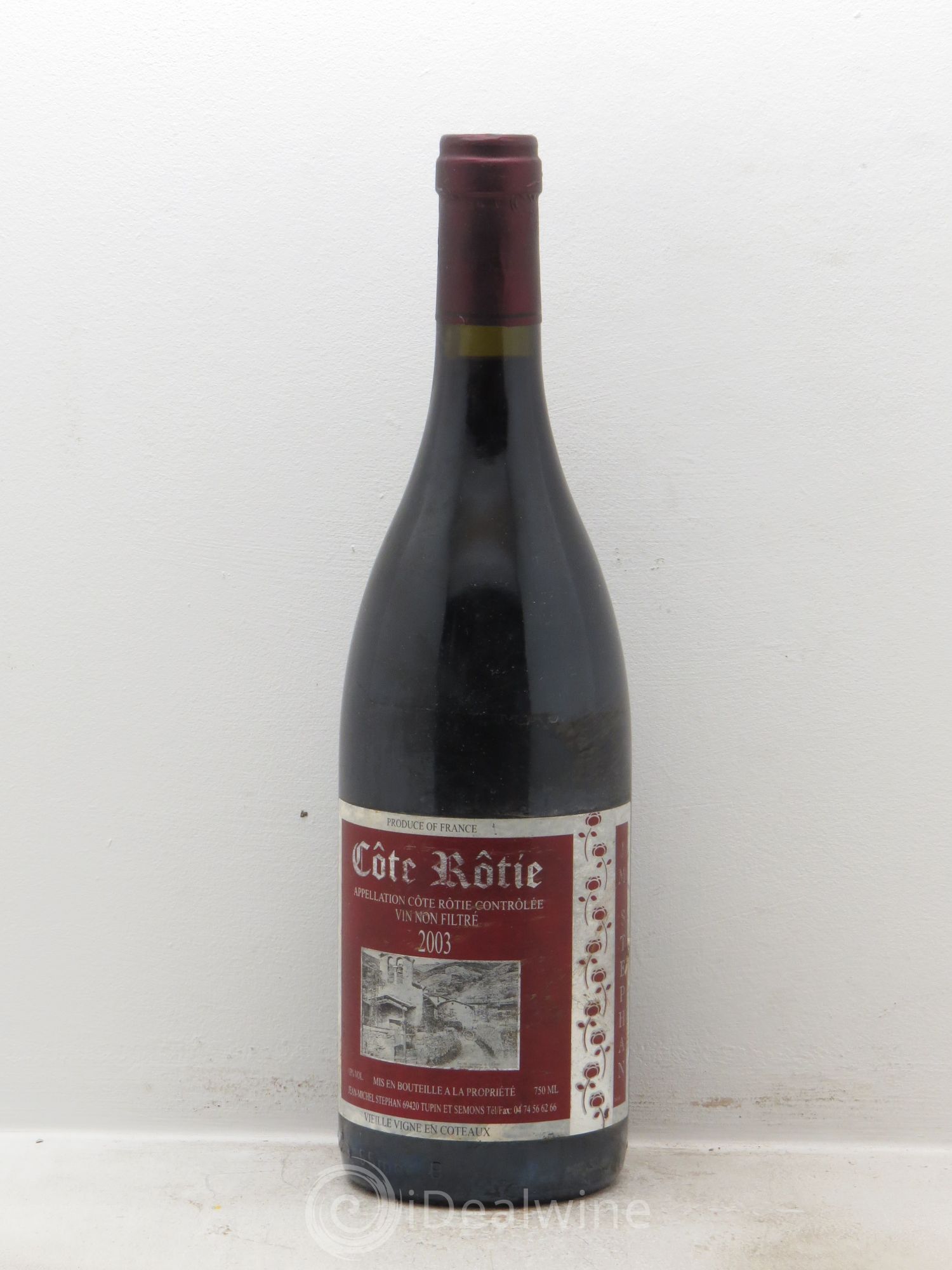 Côte-Rôtie Jean-Michel Stephan Vieilles Vignes en Coteaux 2003 - Posten von 1 Flasche - 0