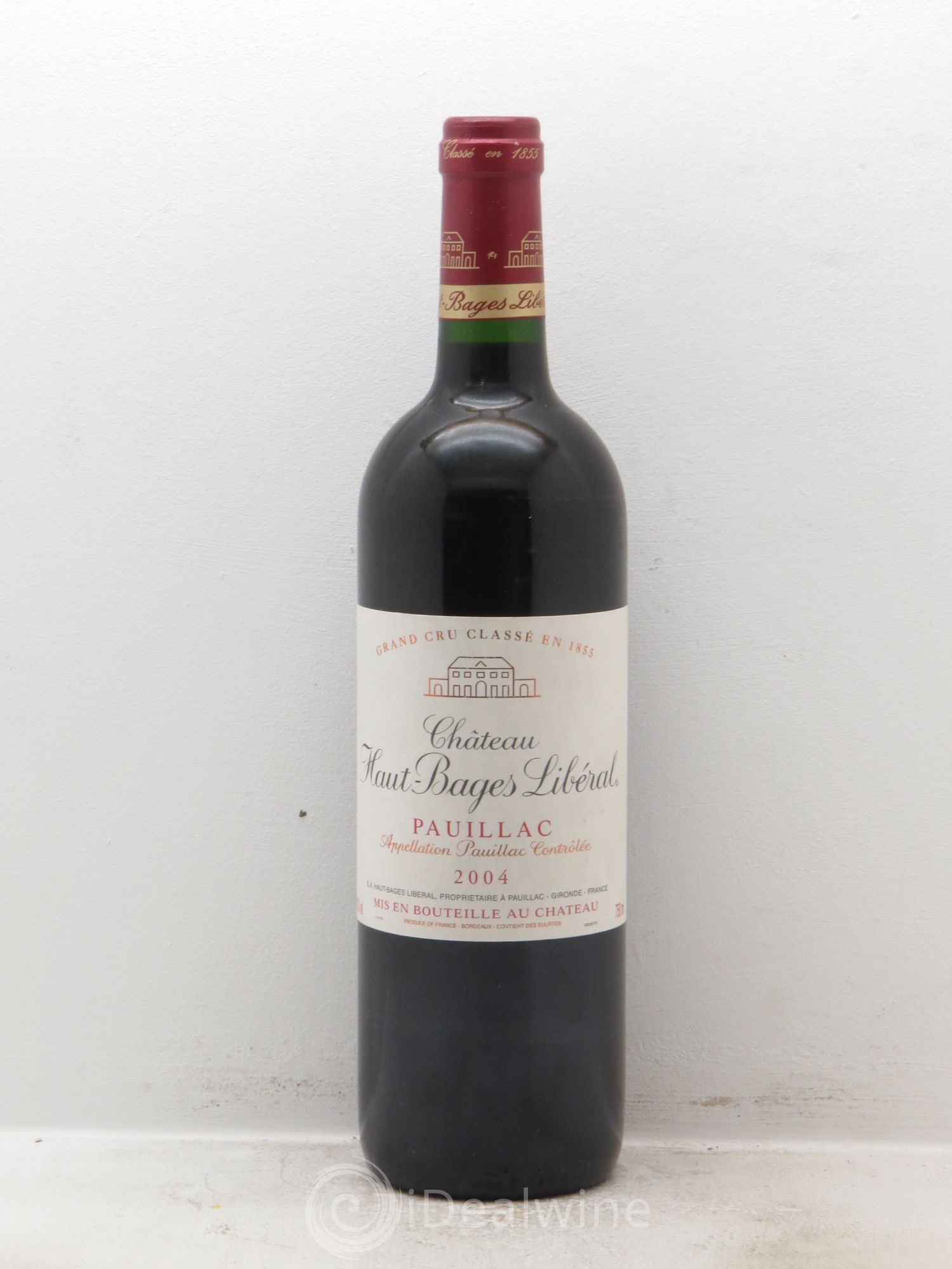 Château Haut Bages Libéral 5ème Grand Cru Classé 2004 - Lot de 1 bouteille - 0
