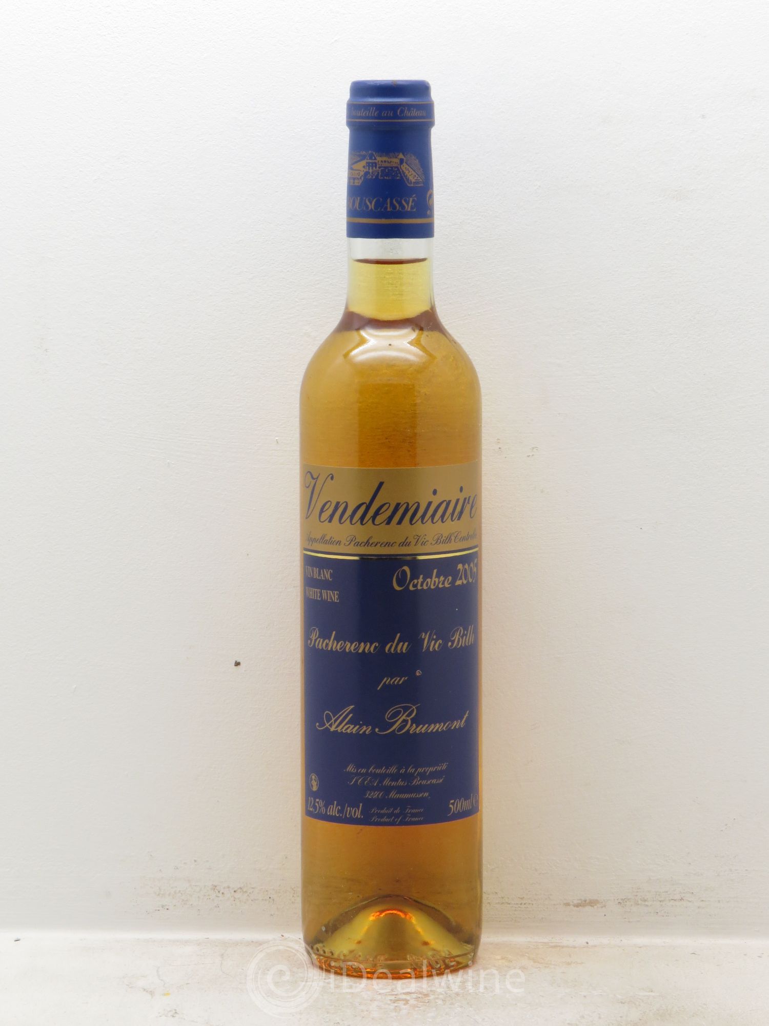 Pacherenc du Vic-Bilh Château Bouscassé Vendemiaire Alain Brumont (50cl) 2005 - Lotto di 1 bottiglia - 0