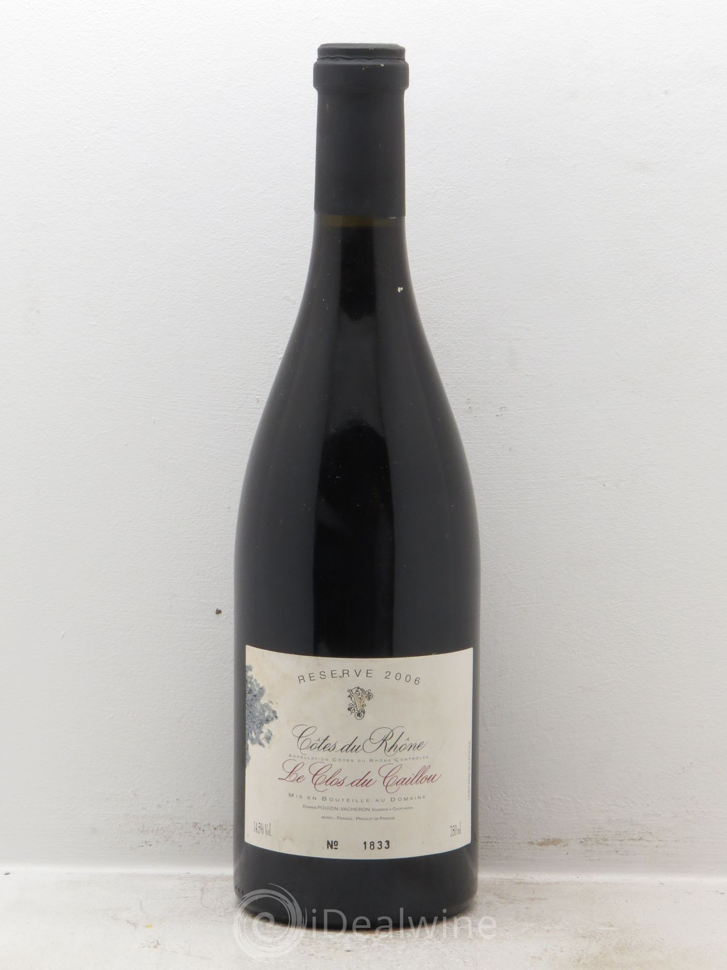 Côtes-du-Rhône le Clos du Caillou "cuvée Réserve" 2006 - Posten von 1 Flasche - 0
