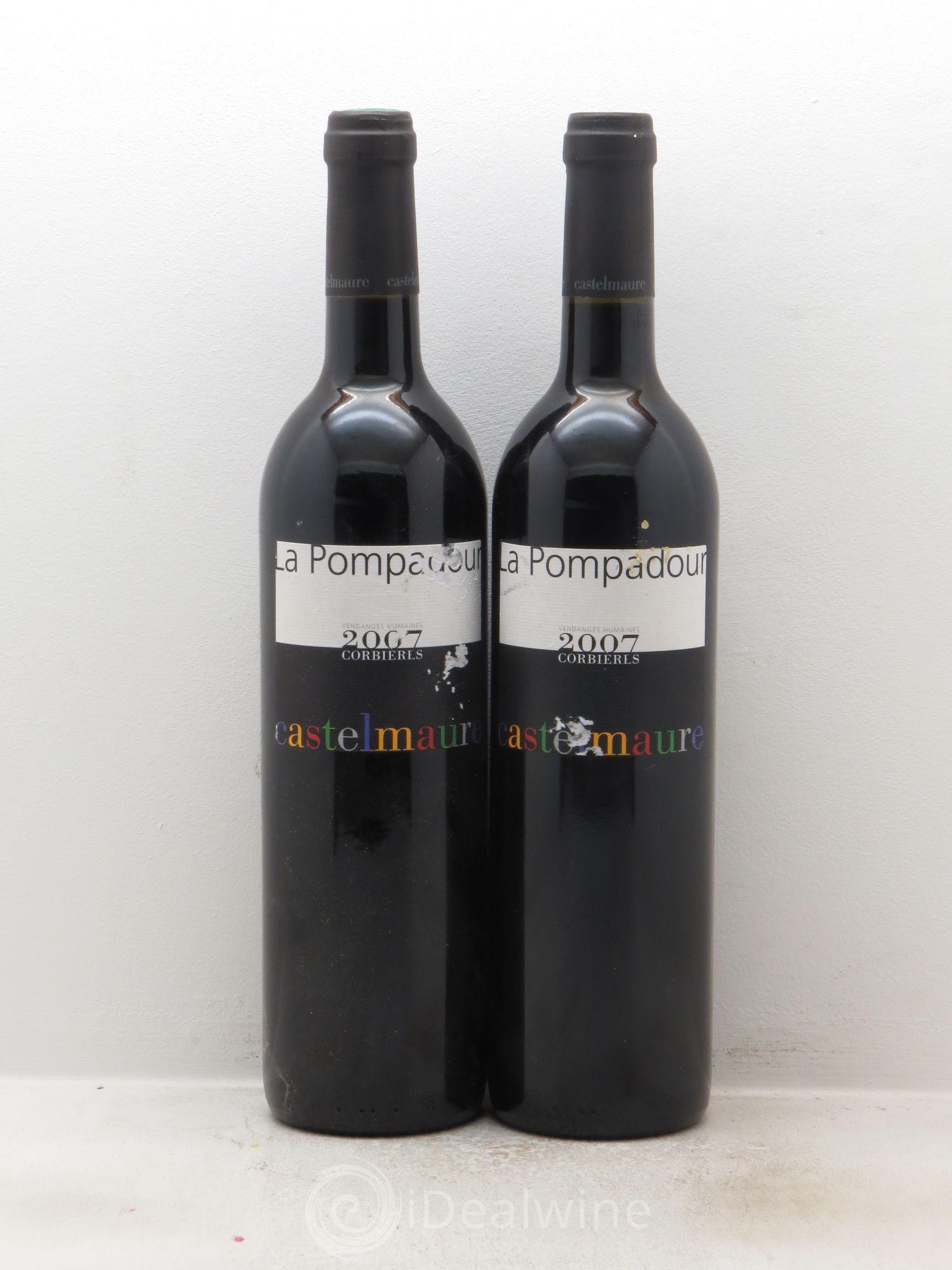 Corbières "La Pompadour" Domaine Castelmaure 2007 - Posten von 2 Flaschen - 0