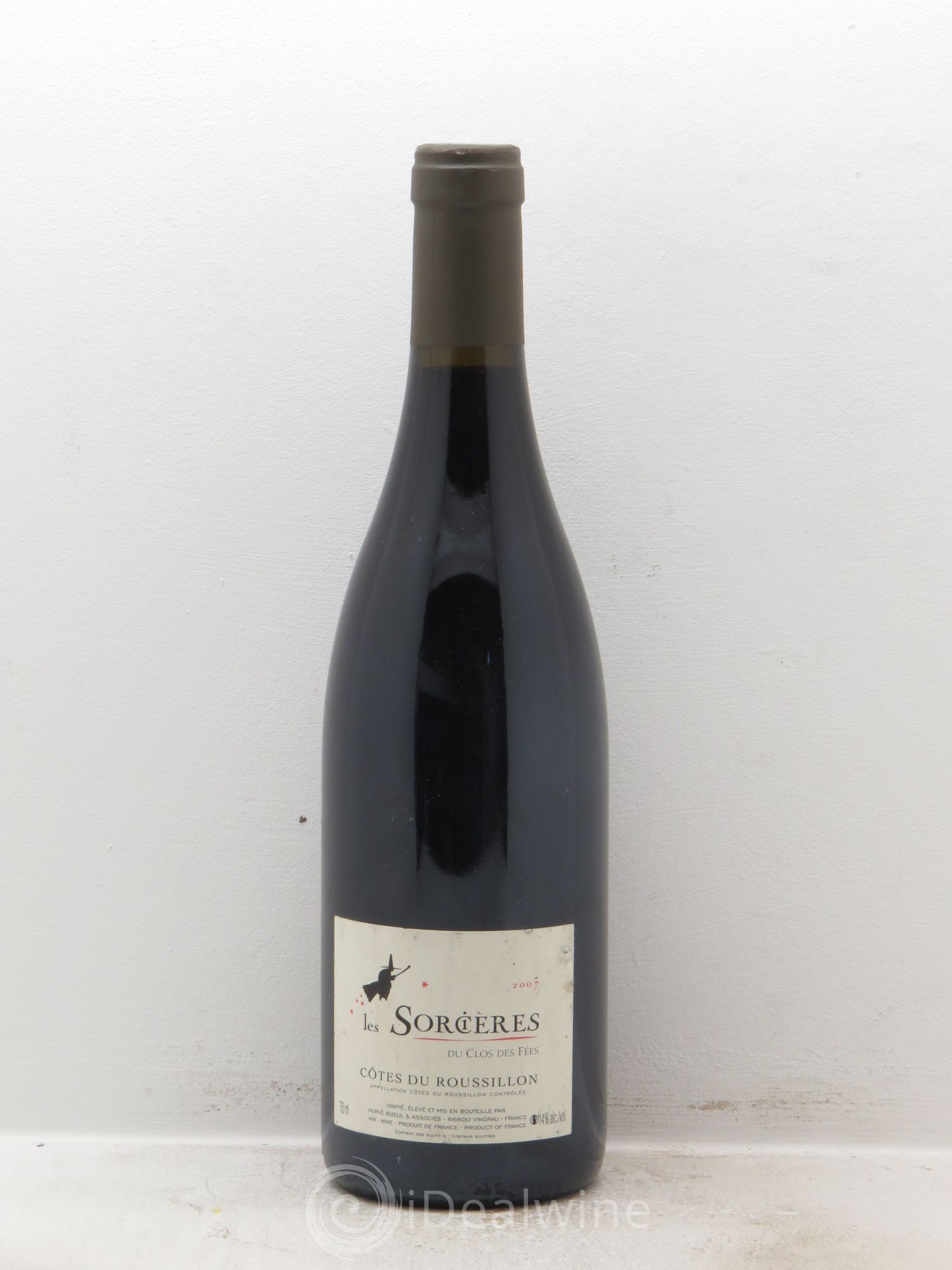 Côtes du Roussillon Clos des Fées Les Sorcières Hervé Bizeul 2007 - Lot de 1 bouteille - 0