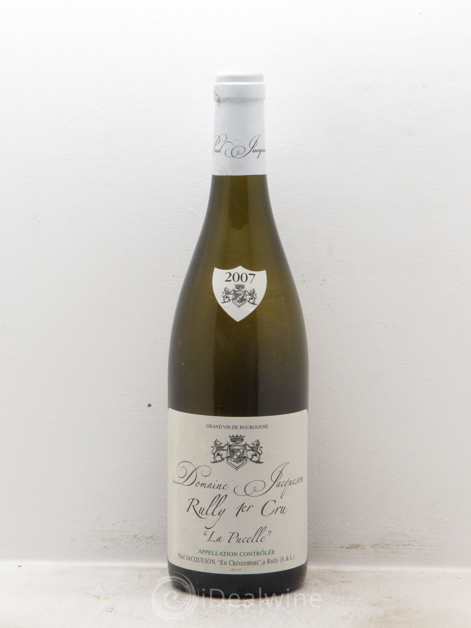 Rully 1er Cru La Pucelle Paul & Marie Jacqueson 2007 - Lot de 1 bouteille - 0