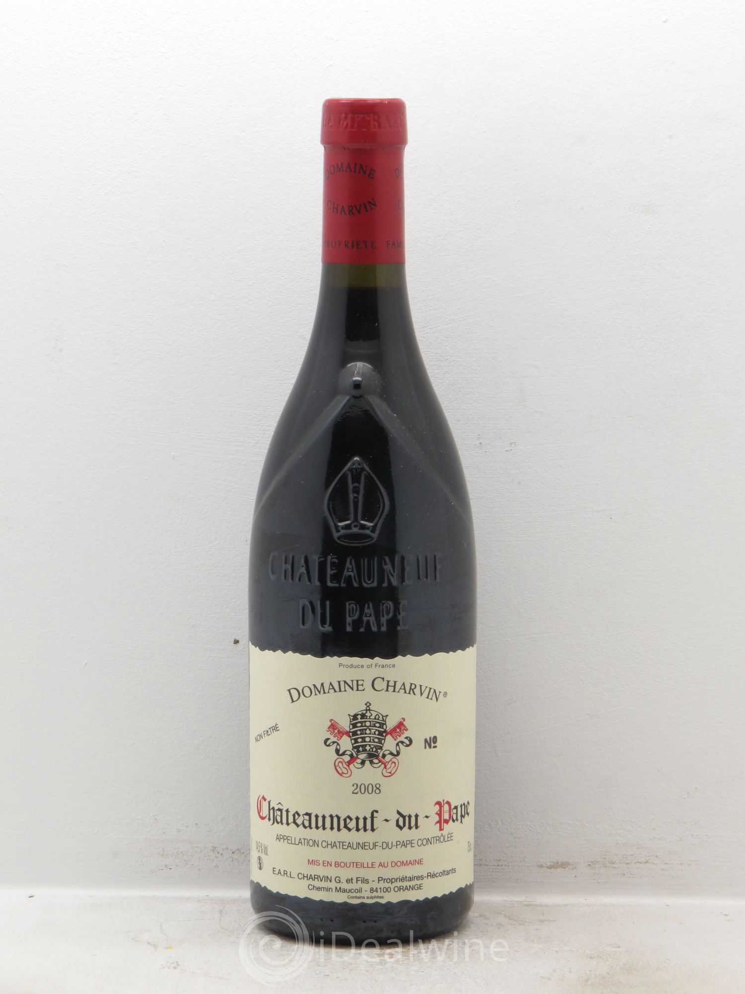 Châteauneuf-du-Pape Charvin (Domaine) 2008 - Lot de 1 bouteille - 0