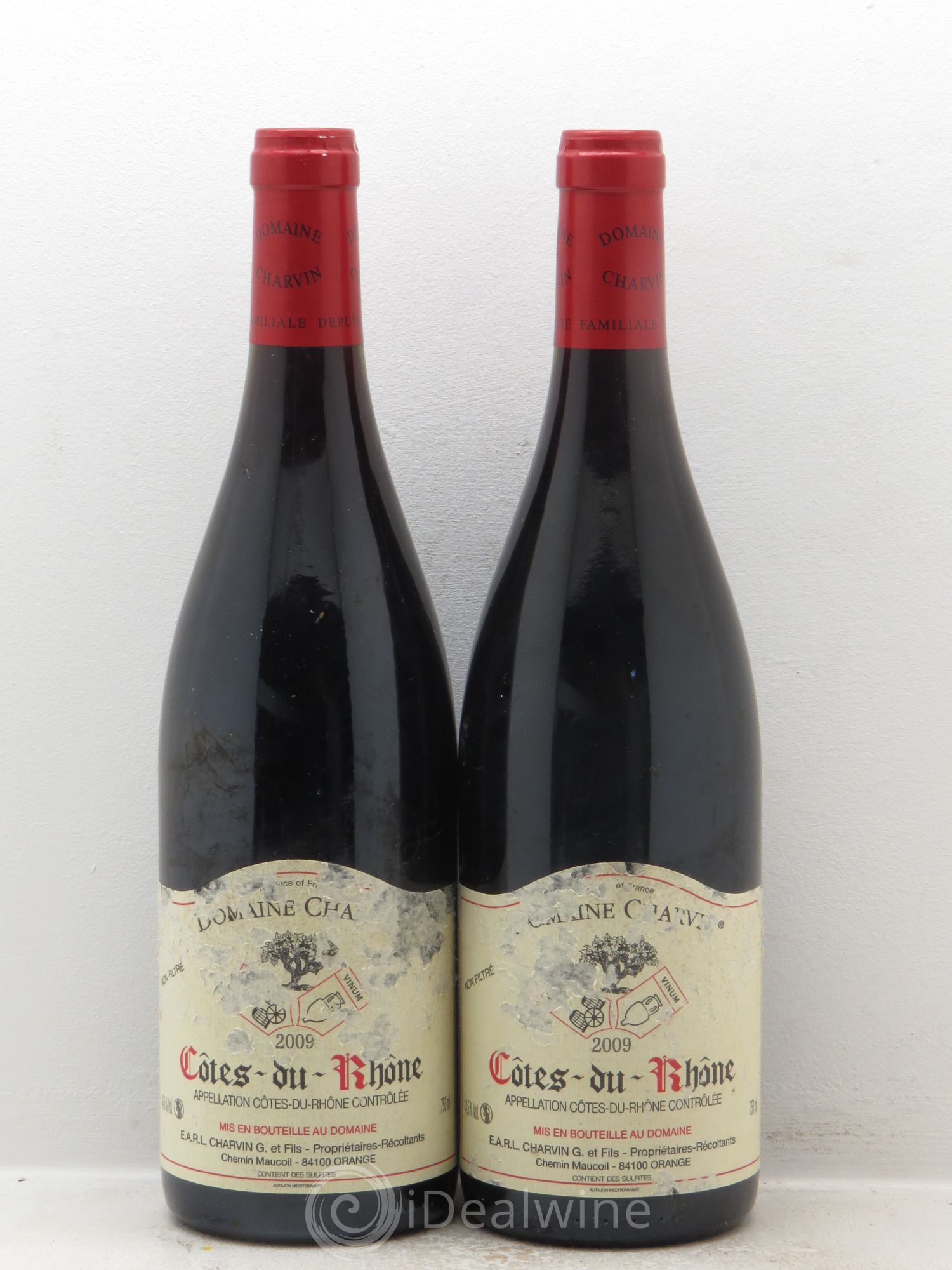 Côtes-du-Rhône Charvin (Domaine) 2009 - Lot de 2 bouteilles - 0