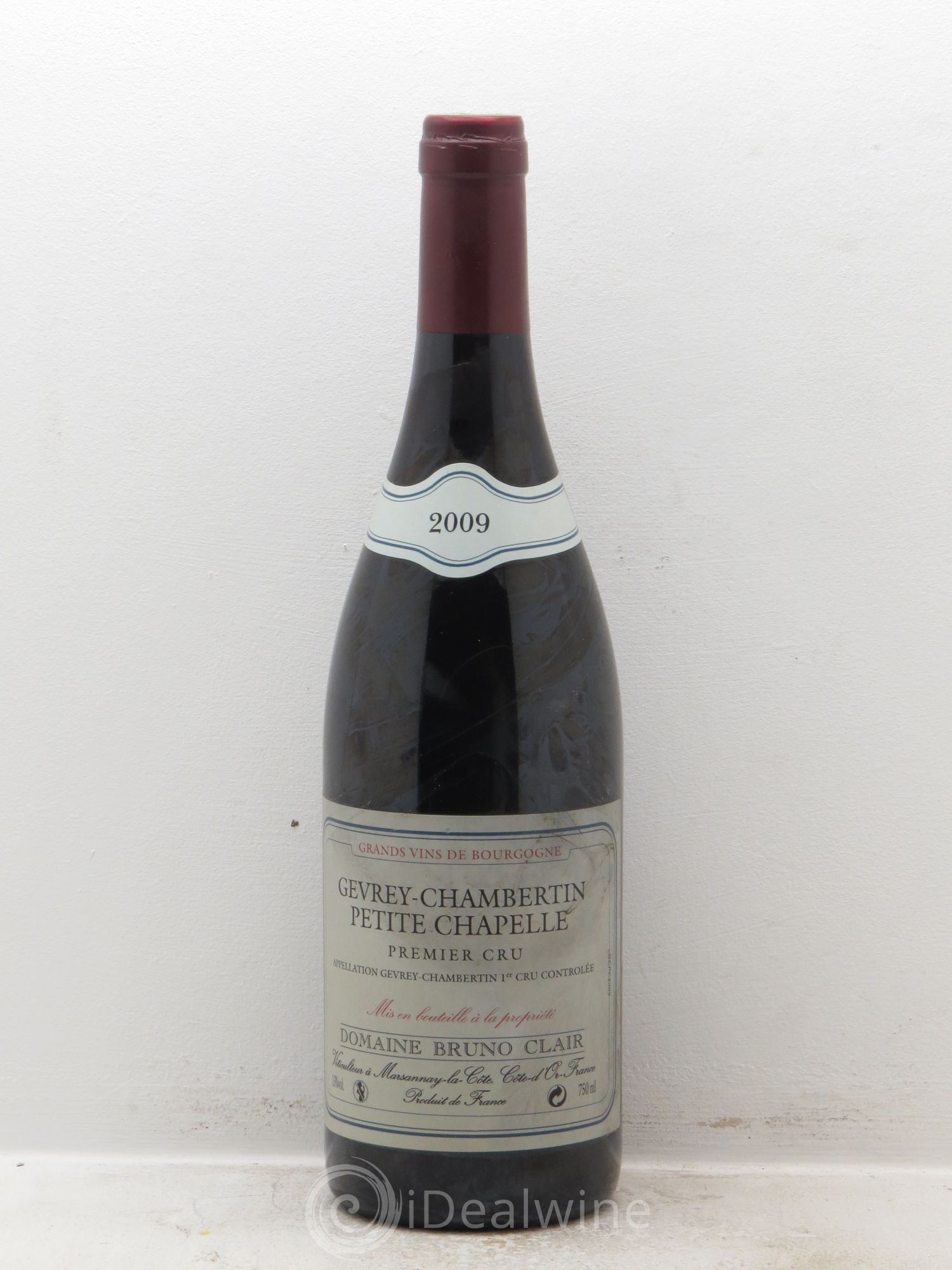 Gevrey-Chambertin 1er Cru Petite Chapelle Bruno Clair (Domaine) 2009 - Lot de 1 bouteille - 0