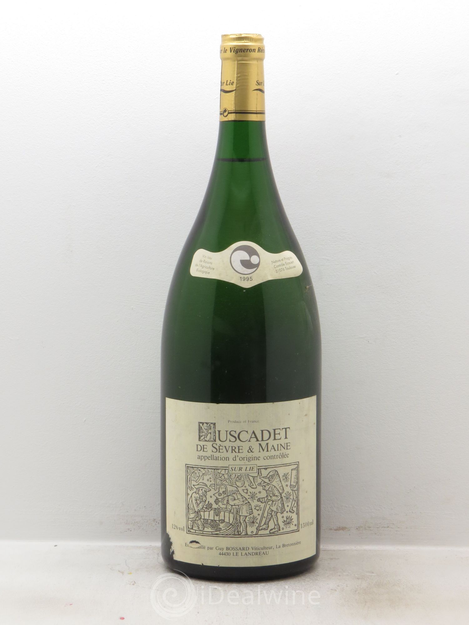 Muscadet sur Lie Domaine de l'Ecu Guy Bossard 1995 - Posten von 1 Magnum - 0