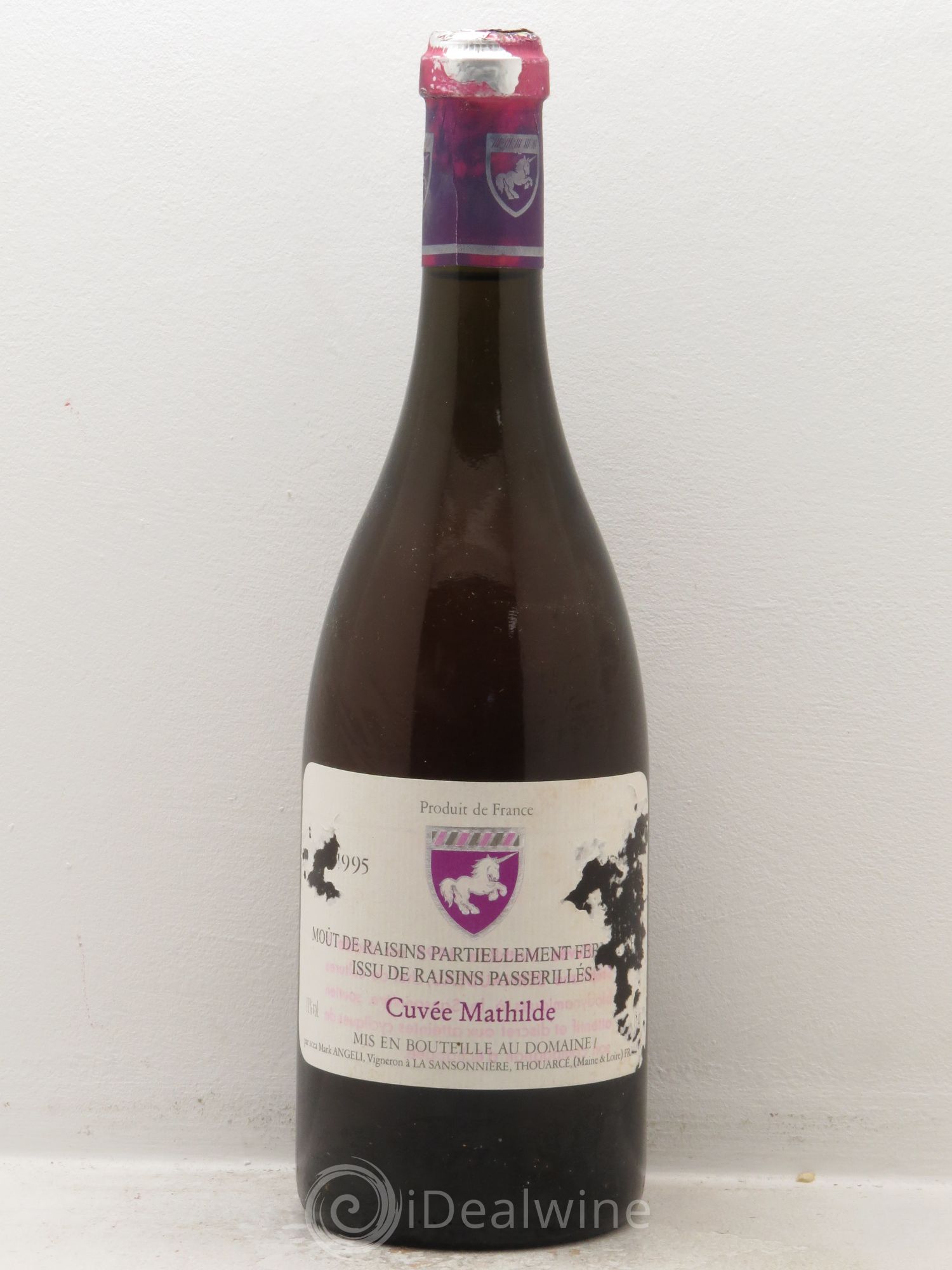 Anjou Cuvée Mathilde (Mout de Raisins partiellement fermentés issu de raisins passerillés) 1995 - Posten von 1 Flasche - 0