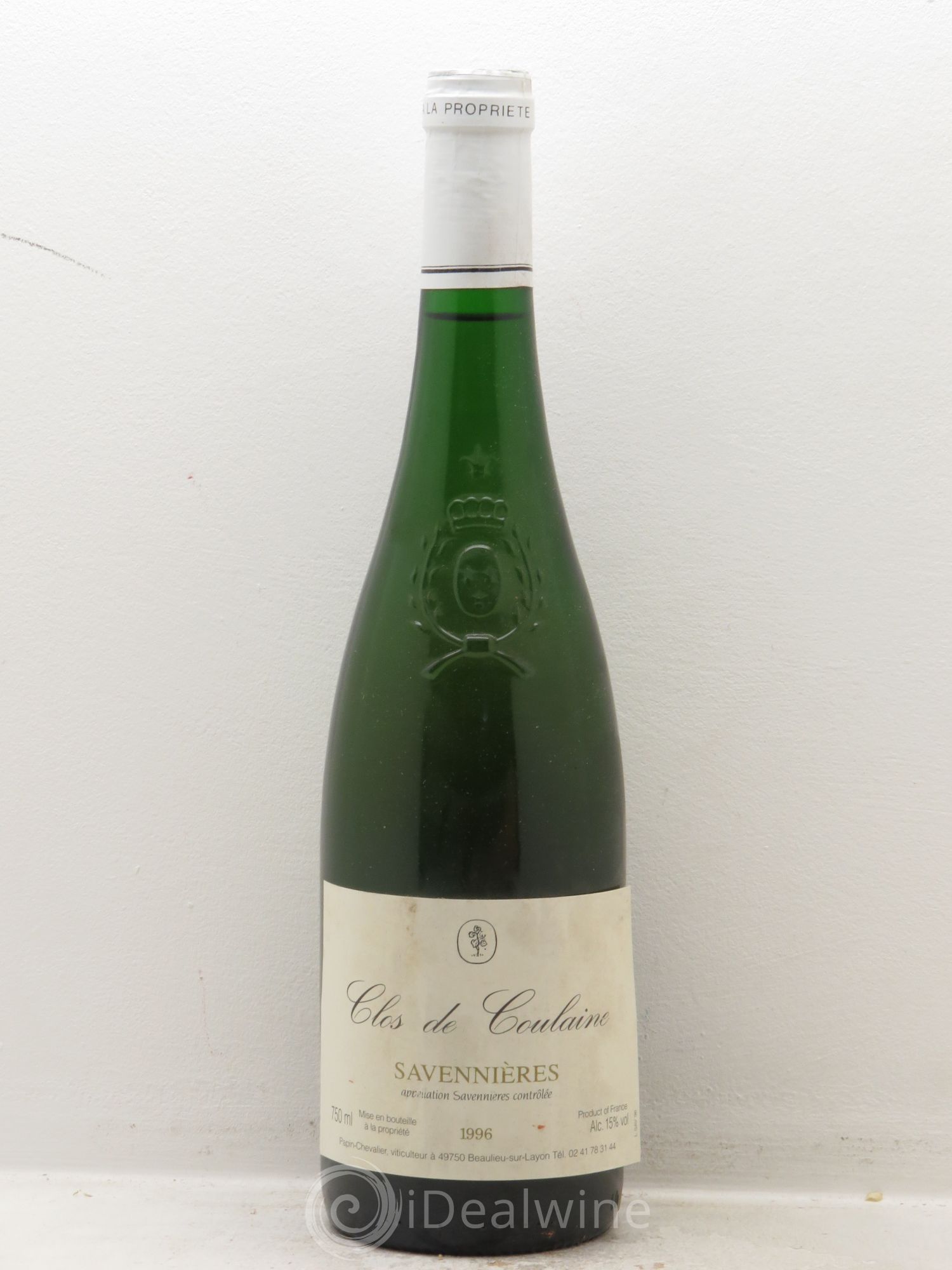 Savennières Clos de la Coulaine Domaine Papin Chevallier 1996 - Posten von 1 Flasche - 0