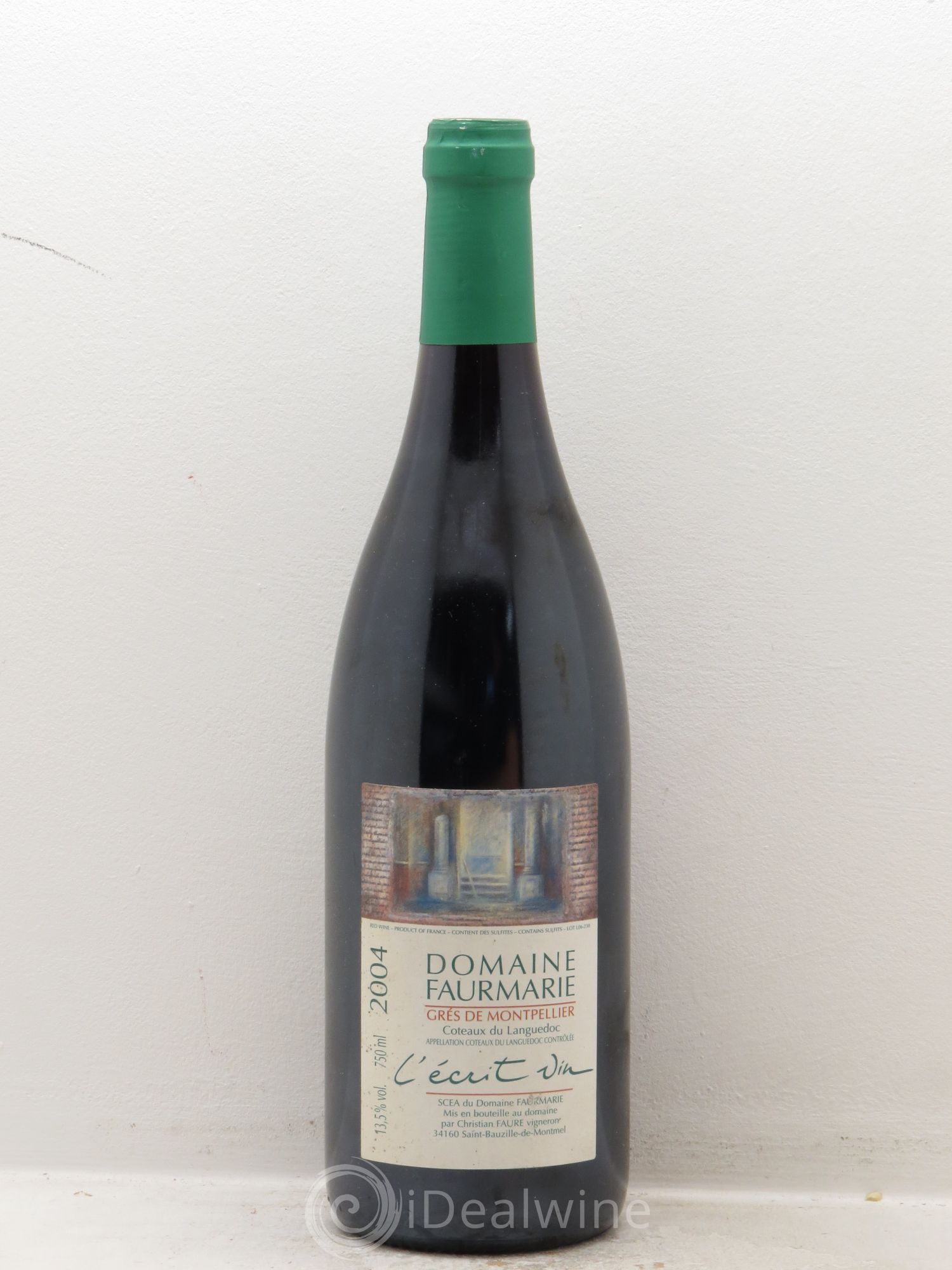 Divers L'Ecrit Vin Grès de Montpellier Domaine Fourmarie (sans prix de réserve) 2004 - Posten von 1 Flasche - 0