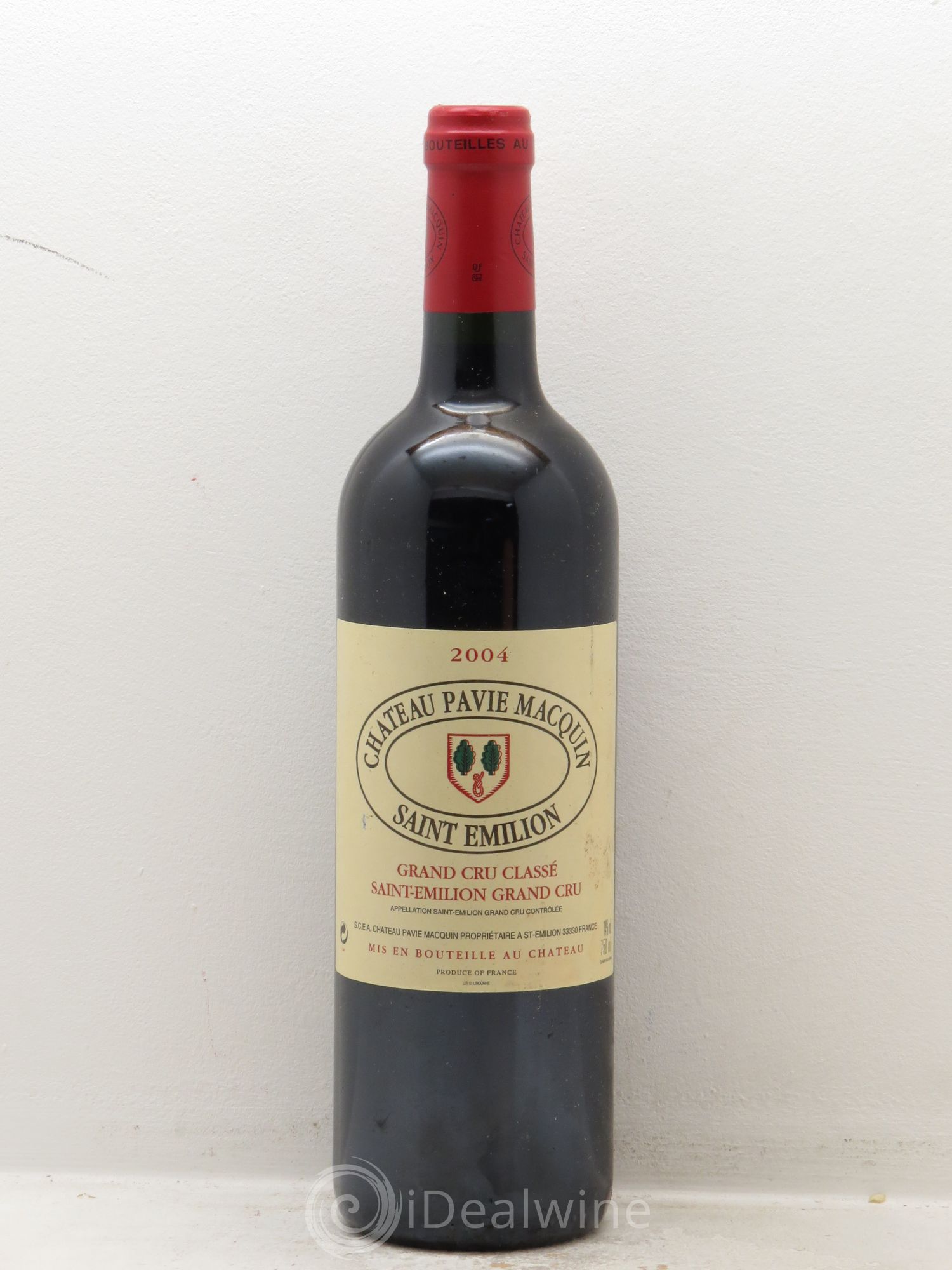 Château Pavie Macquin 1er Grand Cru Classé B 2004 - Lot de 1 bouteille - 0