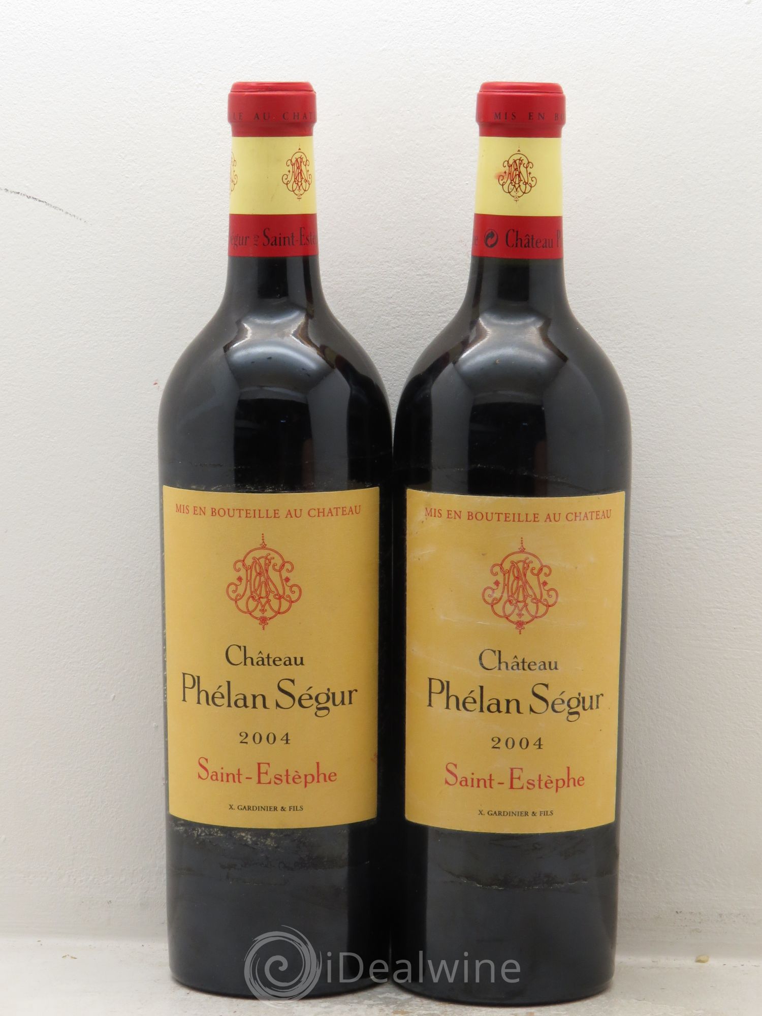Château Phélan Ségur 2004 - Lot de 2 bouteilles - 0