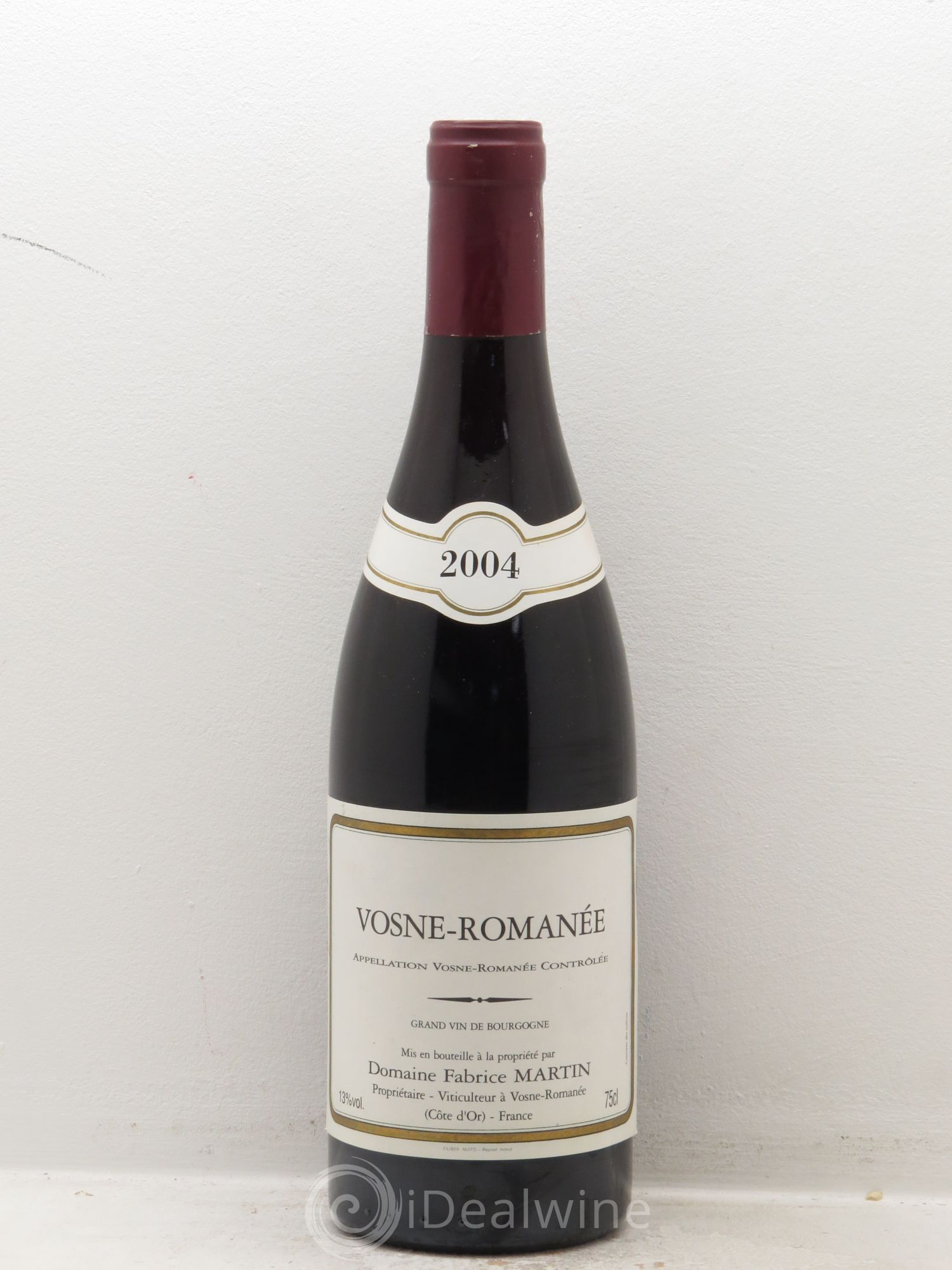 Vosne-Romanée F.Martin 2004 - Lot de 1 bouteille - 0
