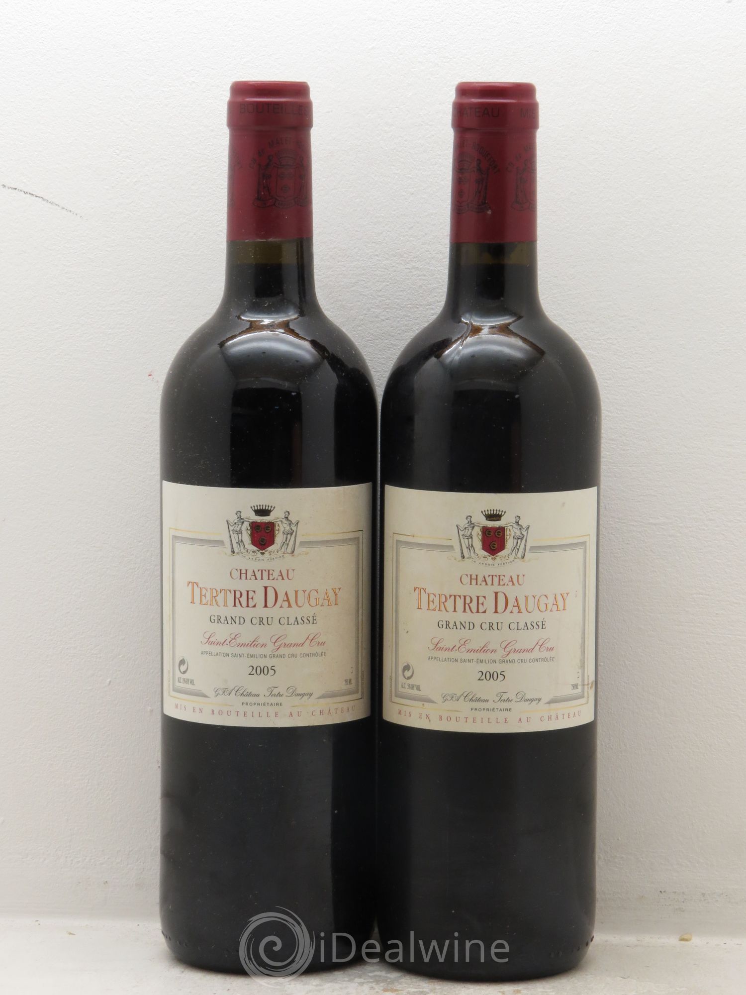 Château Tertre Daugay Grand Cru Classé 2005 - Lot de 2 bouteilles - 0