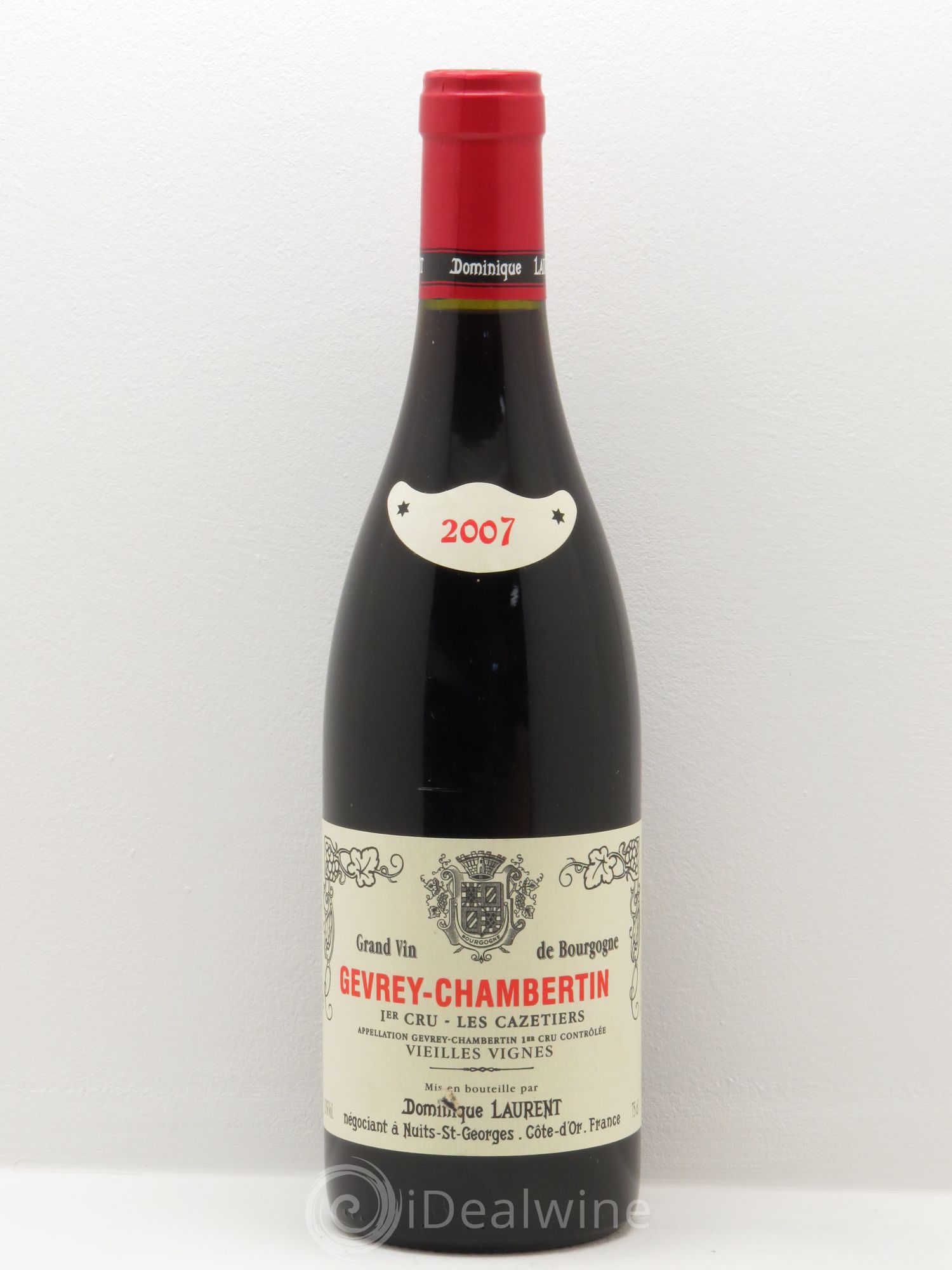 Gevrey-Chambertin 1er Cru Vieilles Vignes Dominique Laurent 2007 - Lot de 1 bouteille - 0