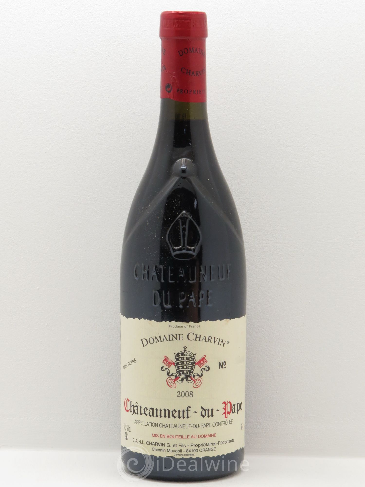 Châteauneuf-du-Pape Charvin (Domaine) 2008 - Lot de 1 bouteille - 0