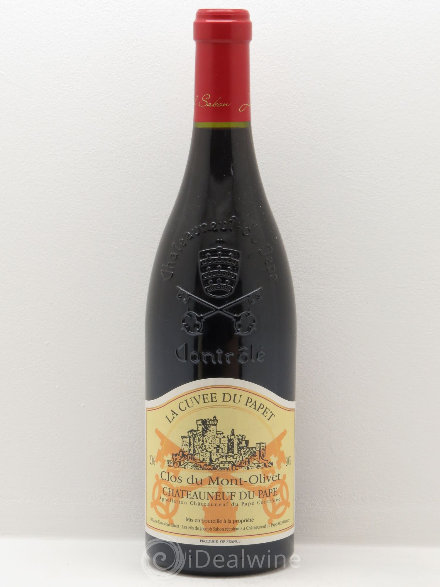 Châteauneuf-du-Pape Cuvée du Papet Clos du Mont-Olivet 2009 - Lot de 1 bouteille - 0