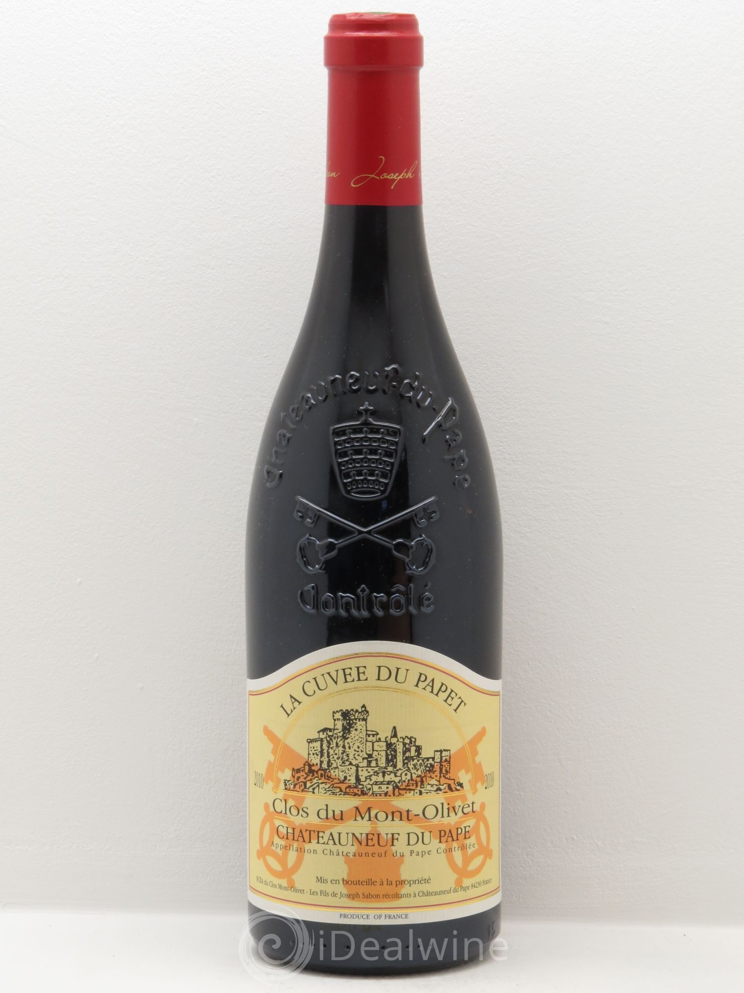 Châteauneuf-du-Pape Cuvée du Papet Clos du Mont-Olivet 2010 - Lot de 1 bouteille - 0
