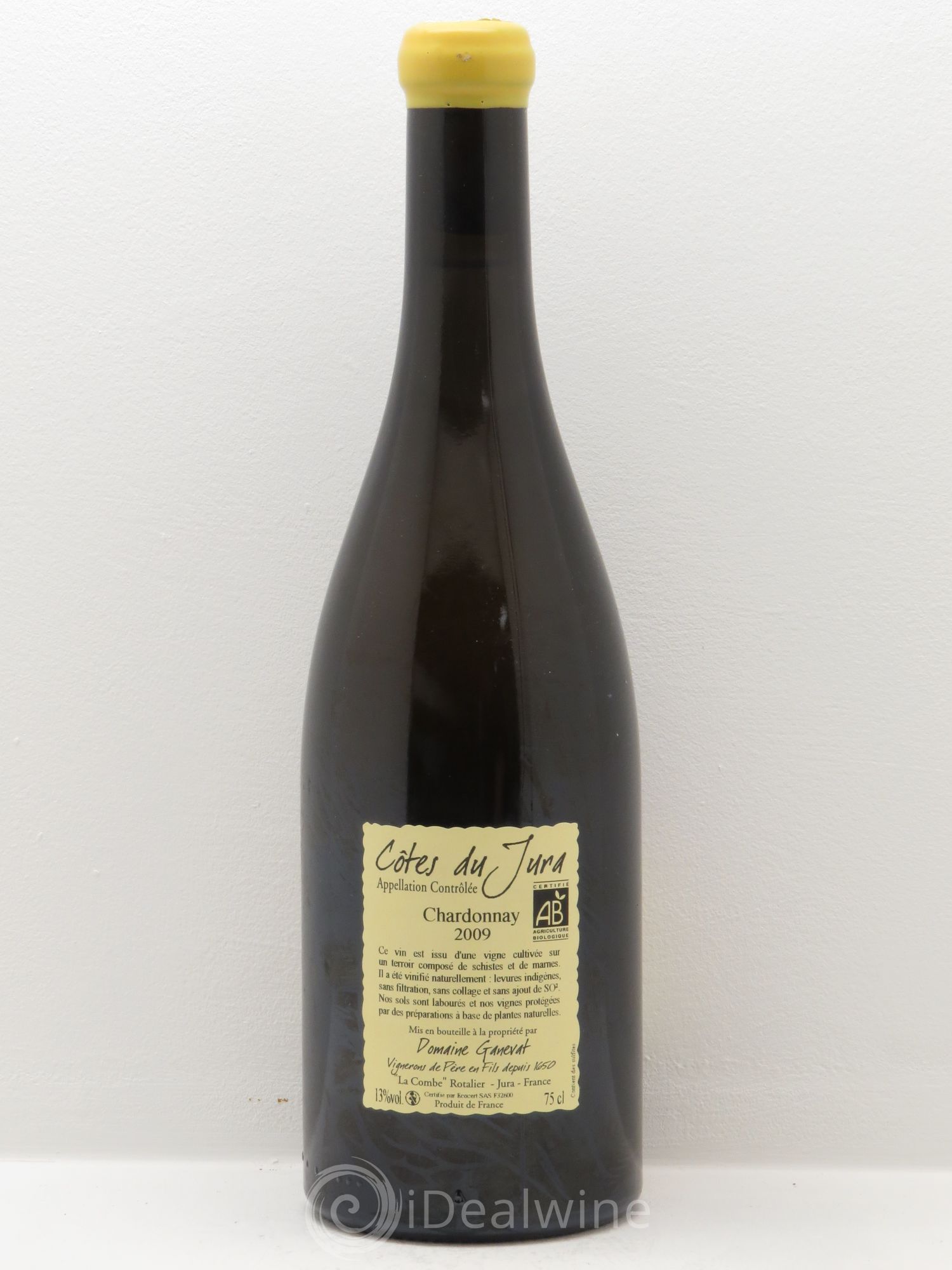 Côtes du Jura Grusse en Billat Jean-François Ganevat (Domaine) 2009 - Lot de 1 bouteille - 1