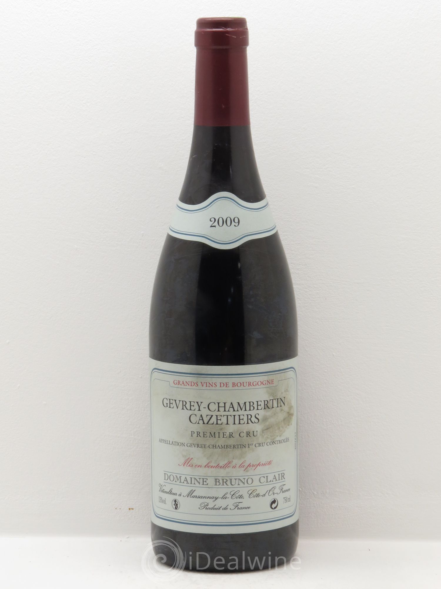 Gevrey-Chambertin 1er Cru Les Cazetiers Bruno Clair (Domaine) 2009 - Lot de 1 bouteille - 0