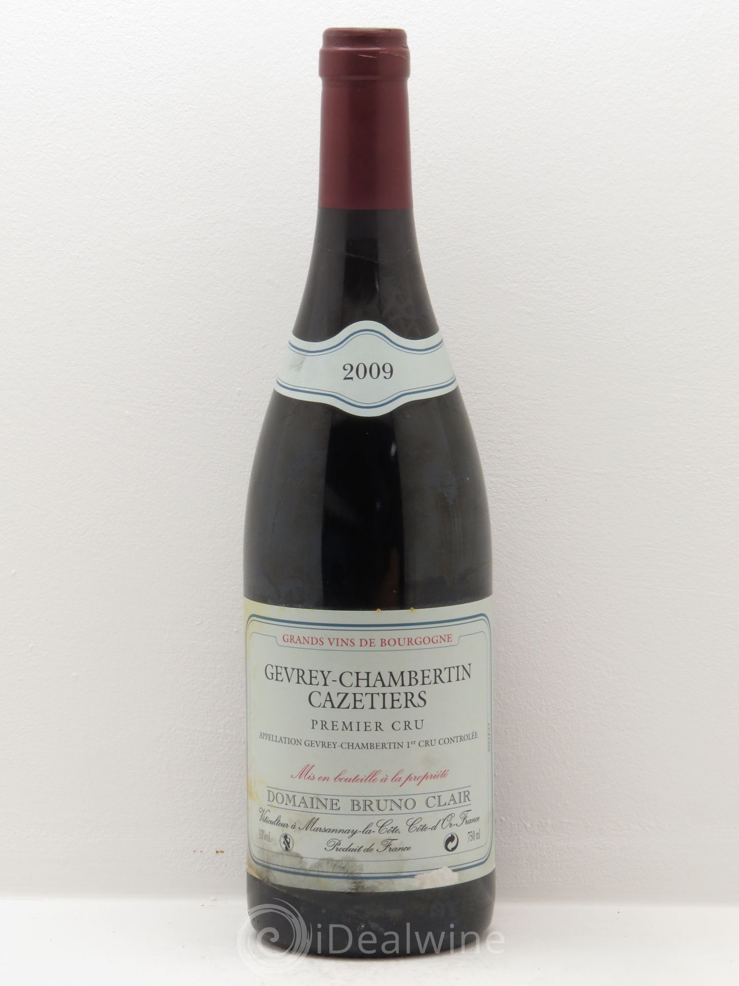 Gevrey-Chambertin 1er Cru Les Cazetiers Bruno Clair (Domaine) 2009 - Lot de 1 bouteille - 0