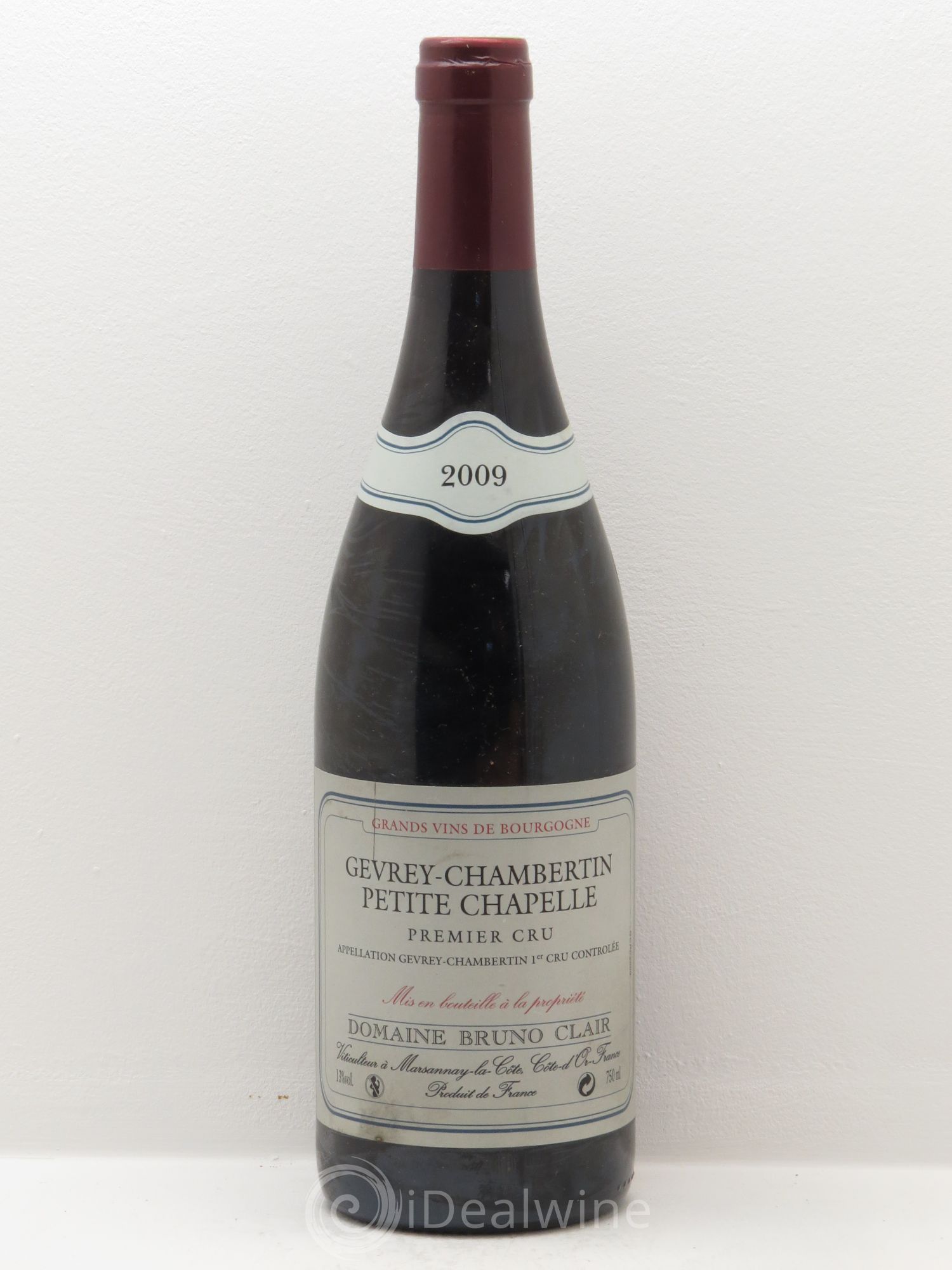 Gevrey-Chambertin 1er Cru Petite Chapelle Bruno Clair (Domaine) 2009 - Lot de 1 bouteille - 0